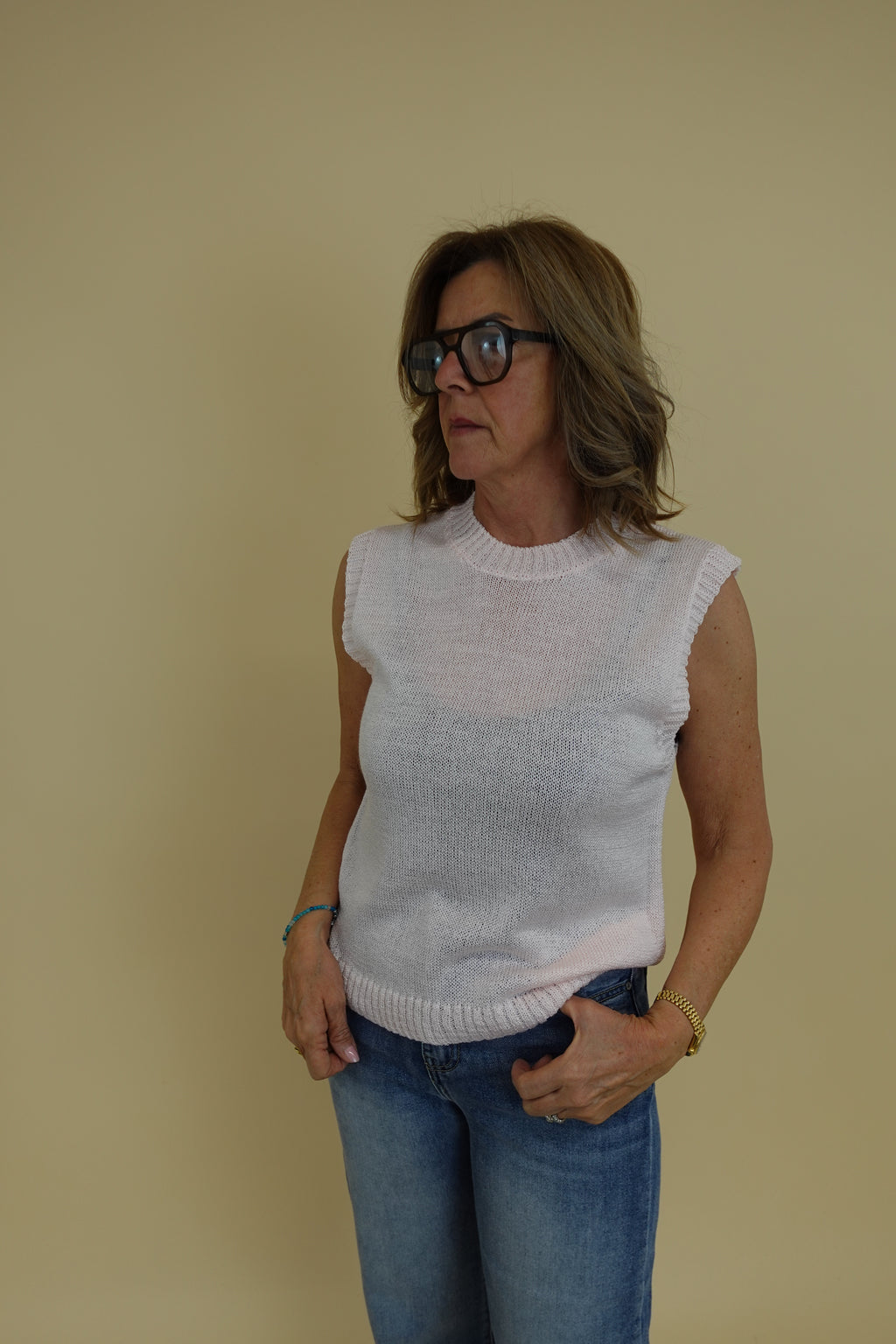 Gilet Alessia Rosa