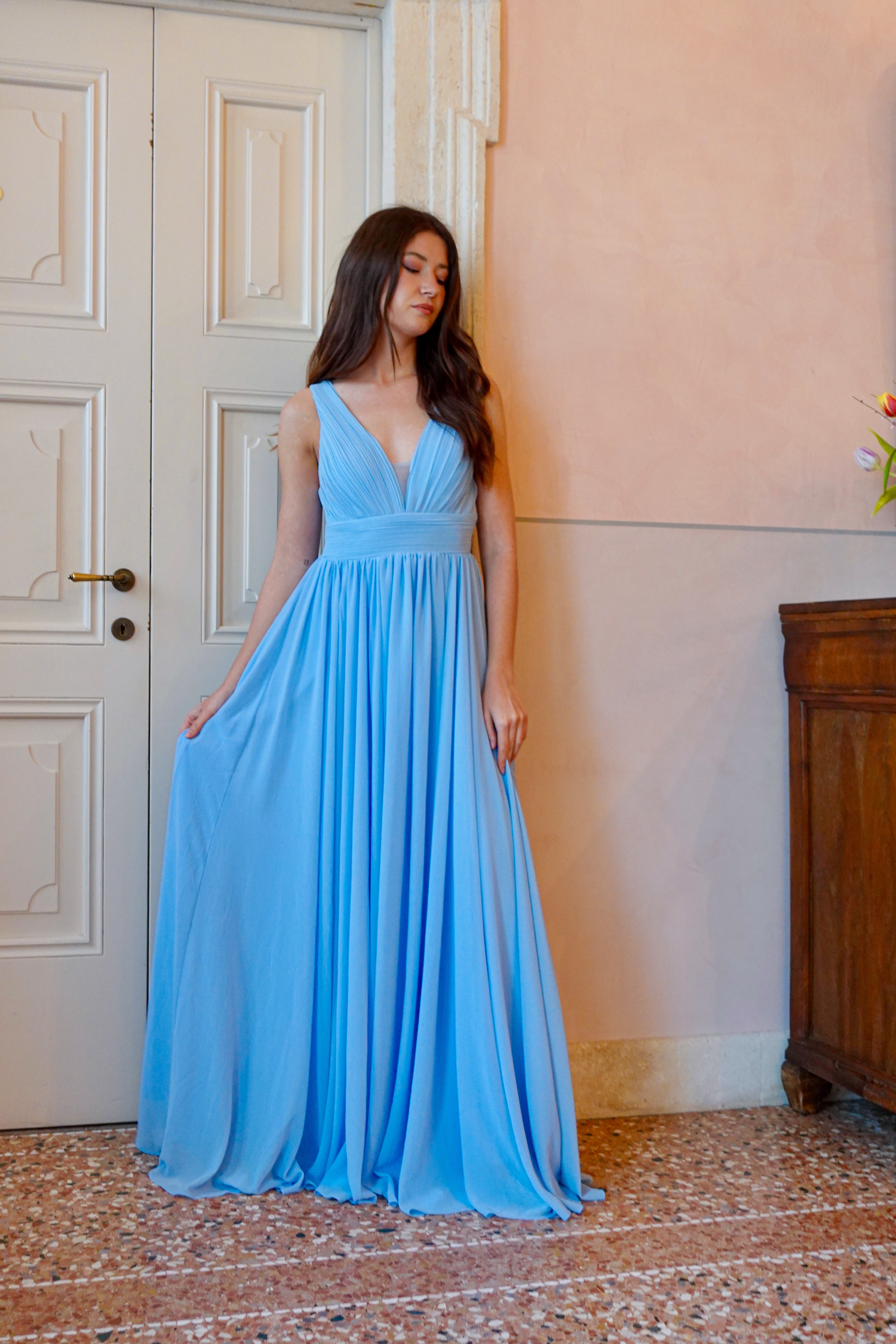 Abito Anna Azzurro