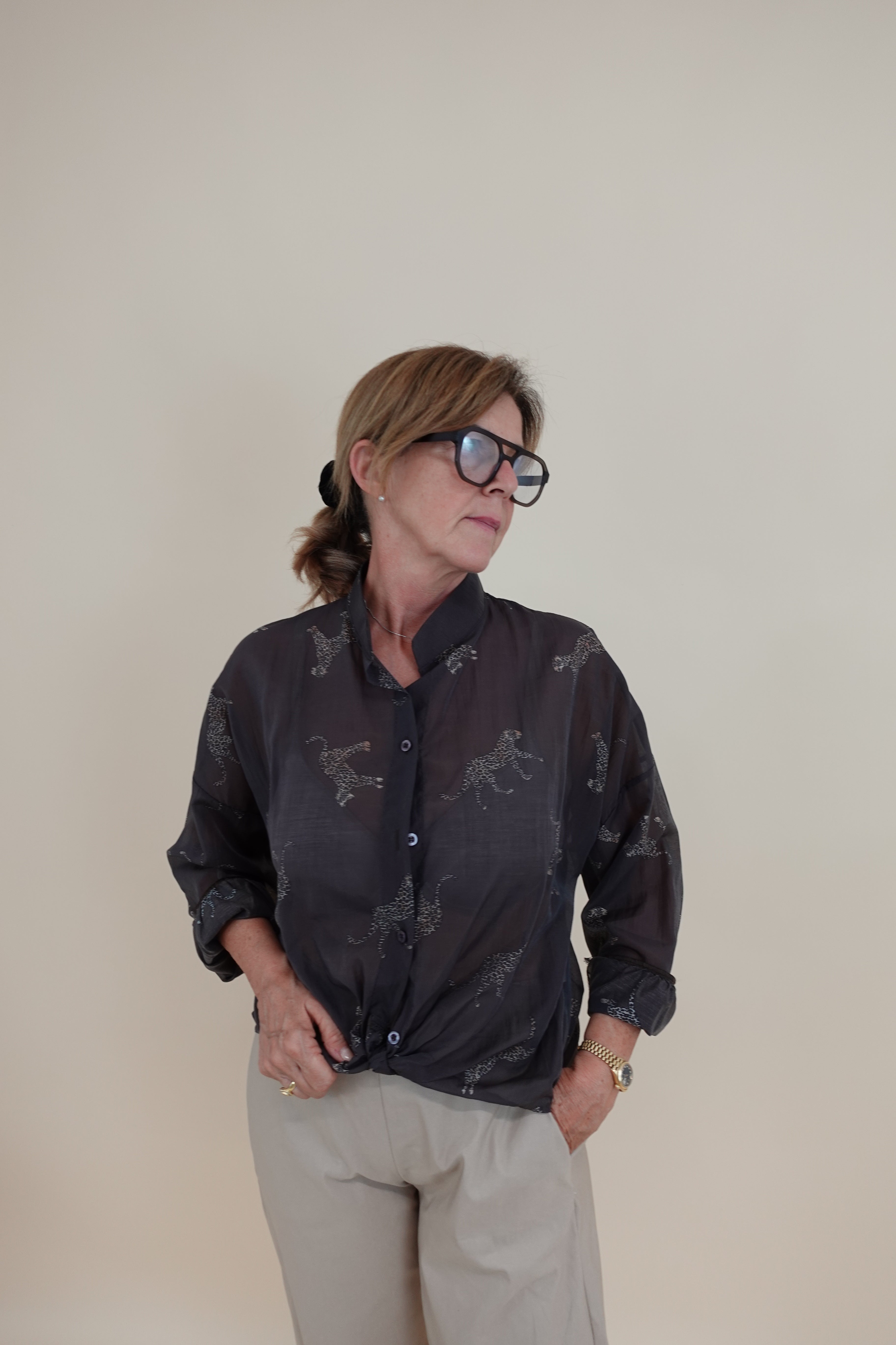Camicia Ghepardo Brown
