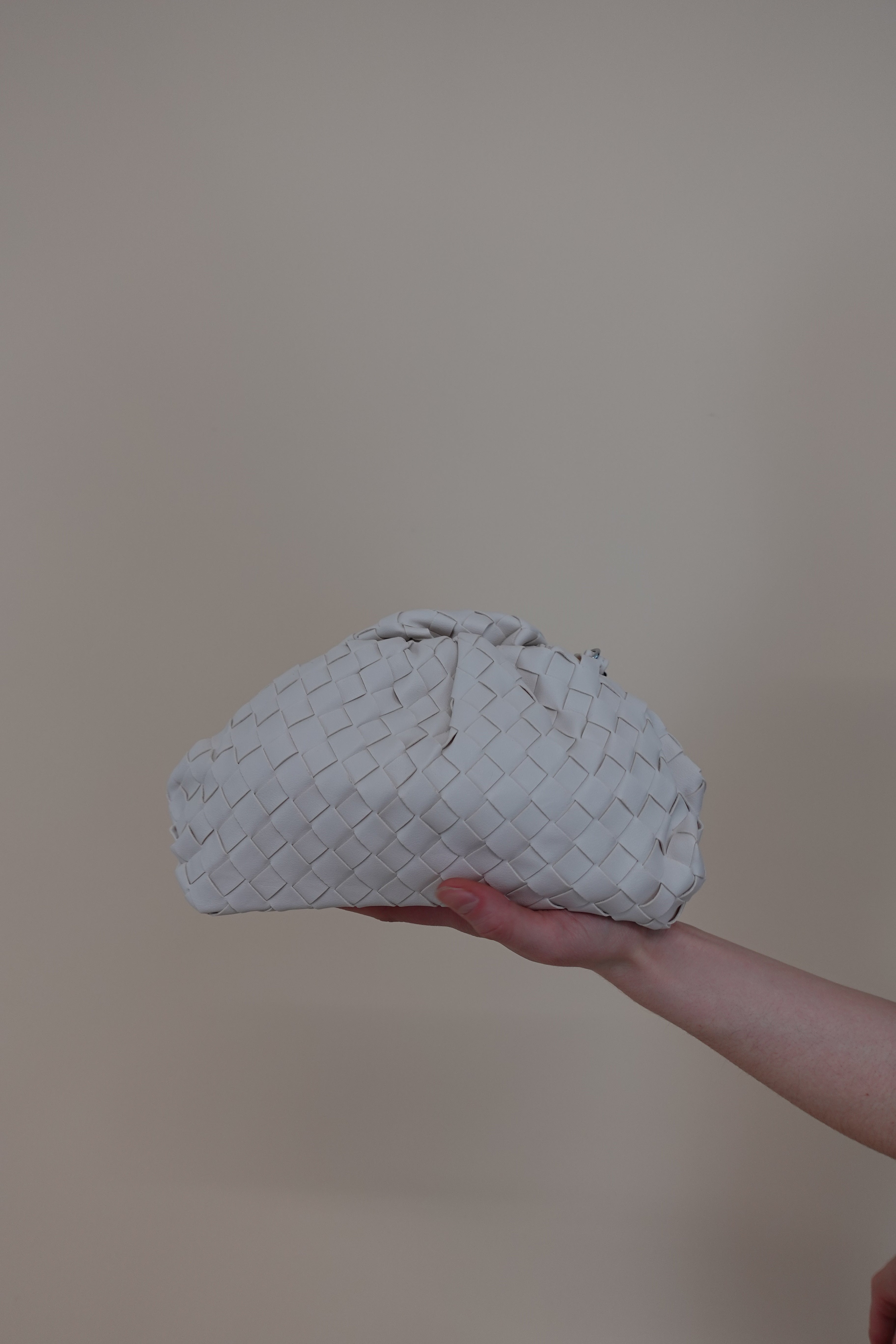 Pochette Intreccio Panna