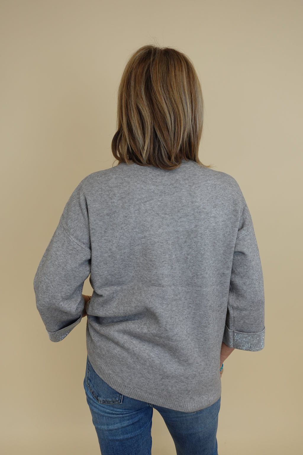 Maglione Angela Grigio Chiaro