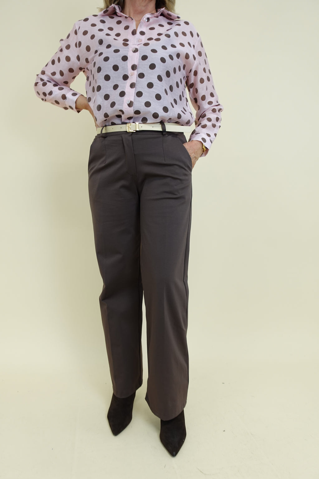 Pantalone Style Marrone