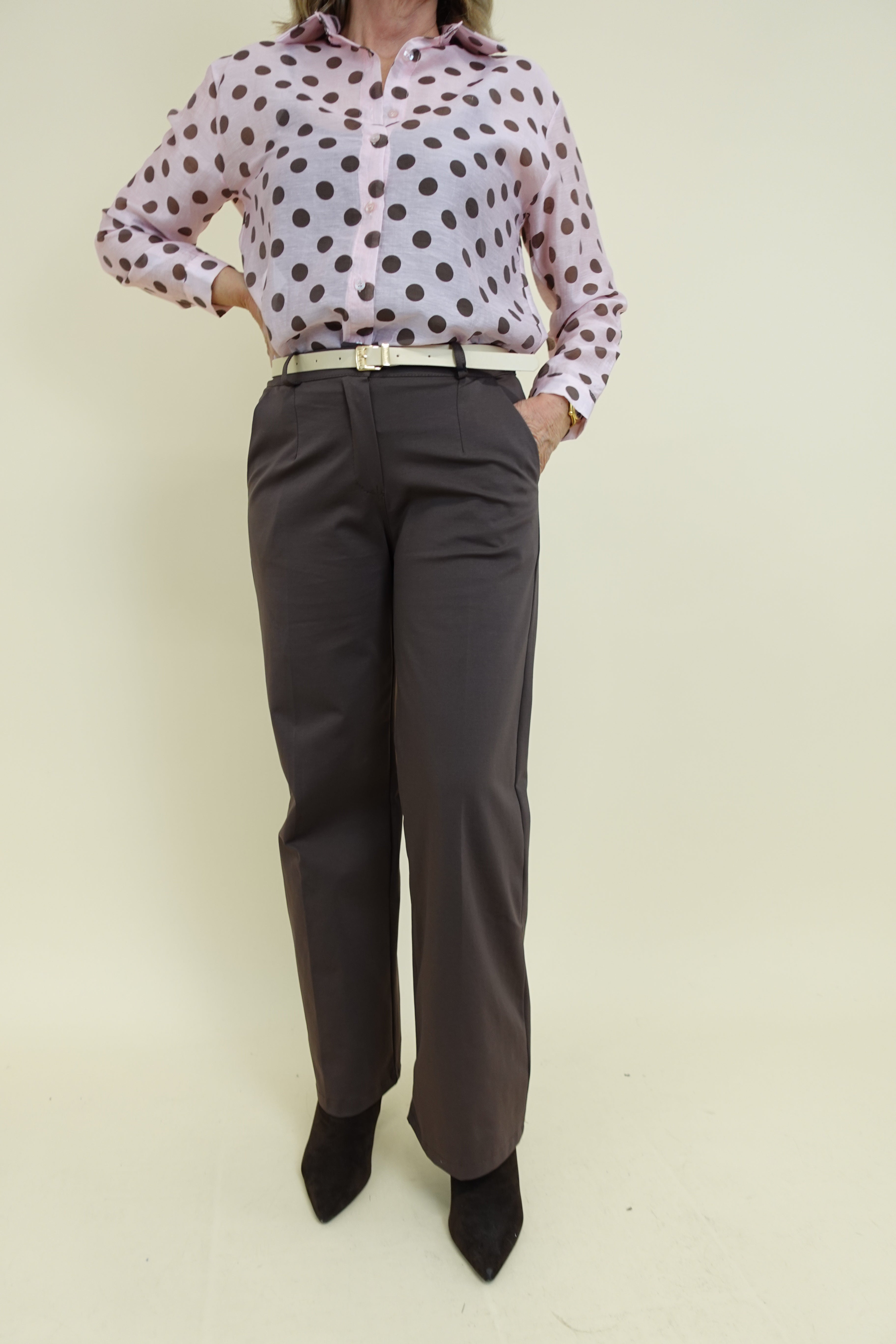 Pantalone Style Marrone