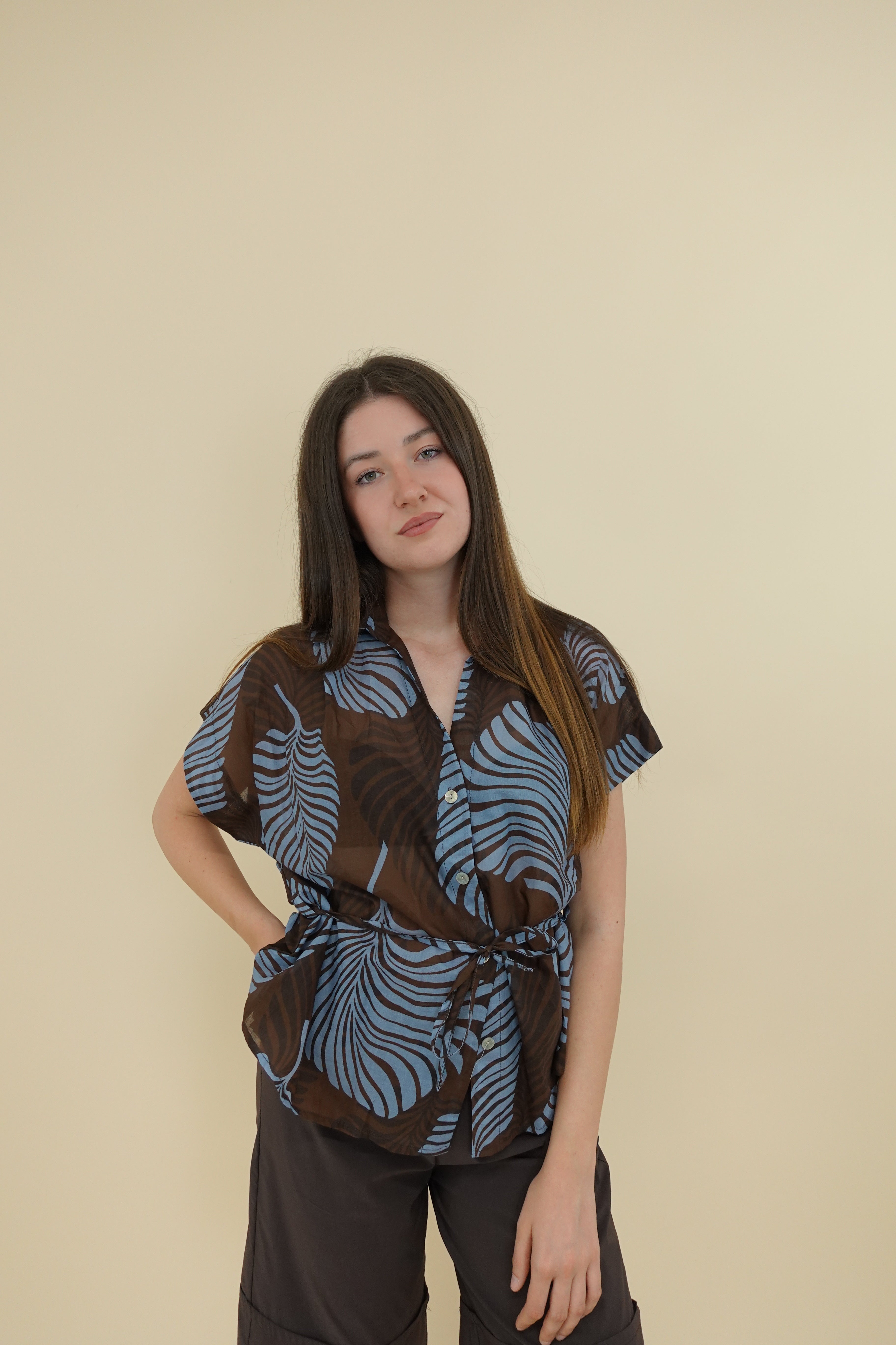 Camicia Palma Azzurra