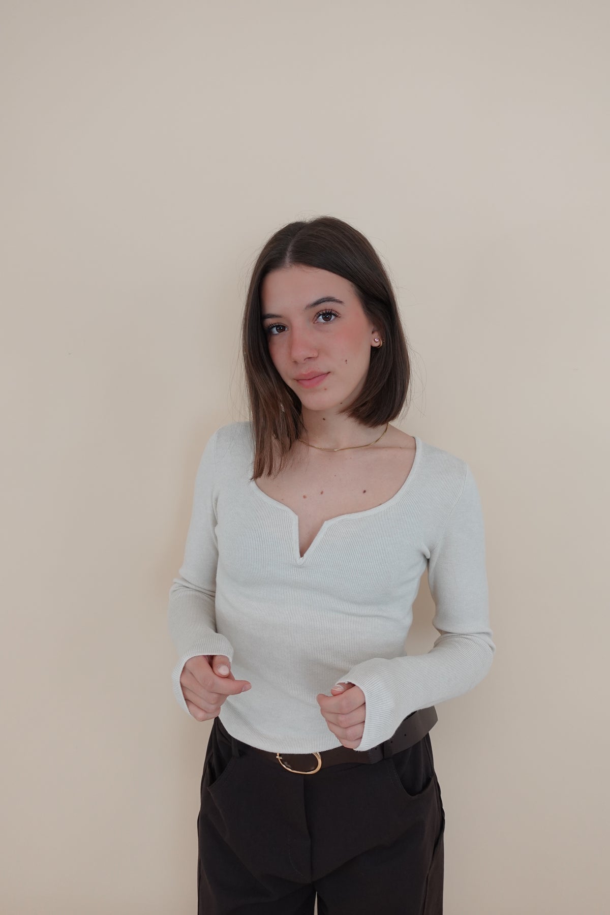 Maglia Elisa Beige