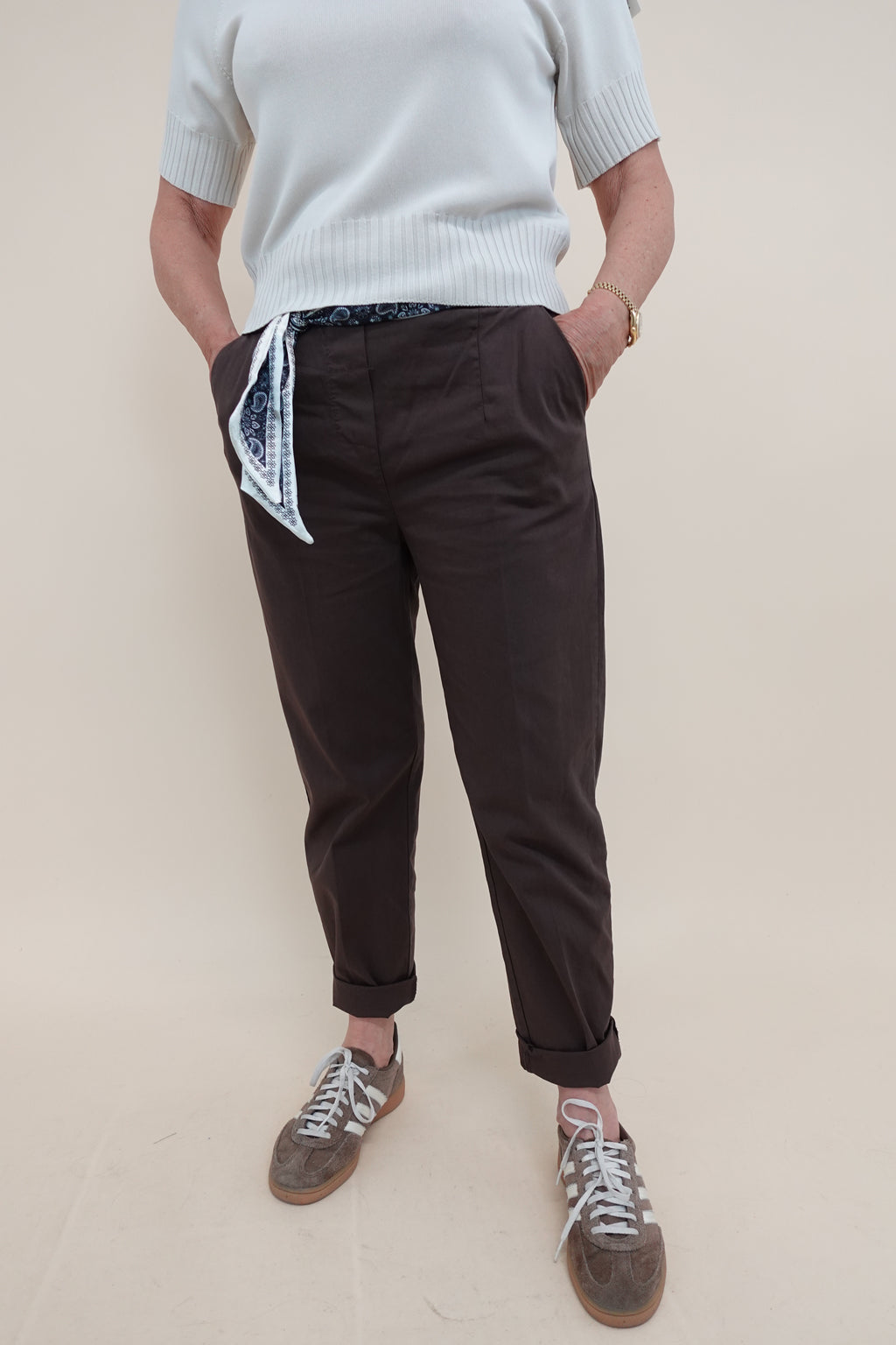 Pantalone London Marrone