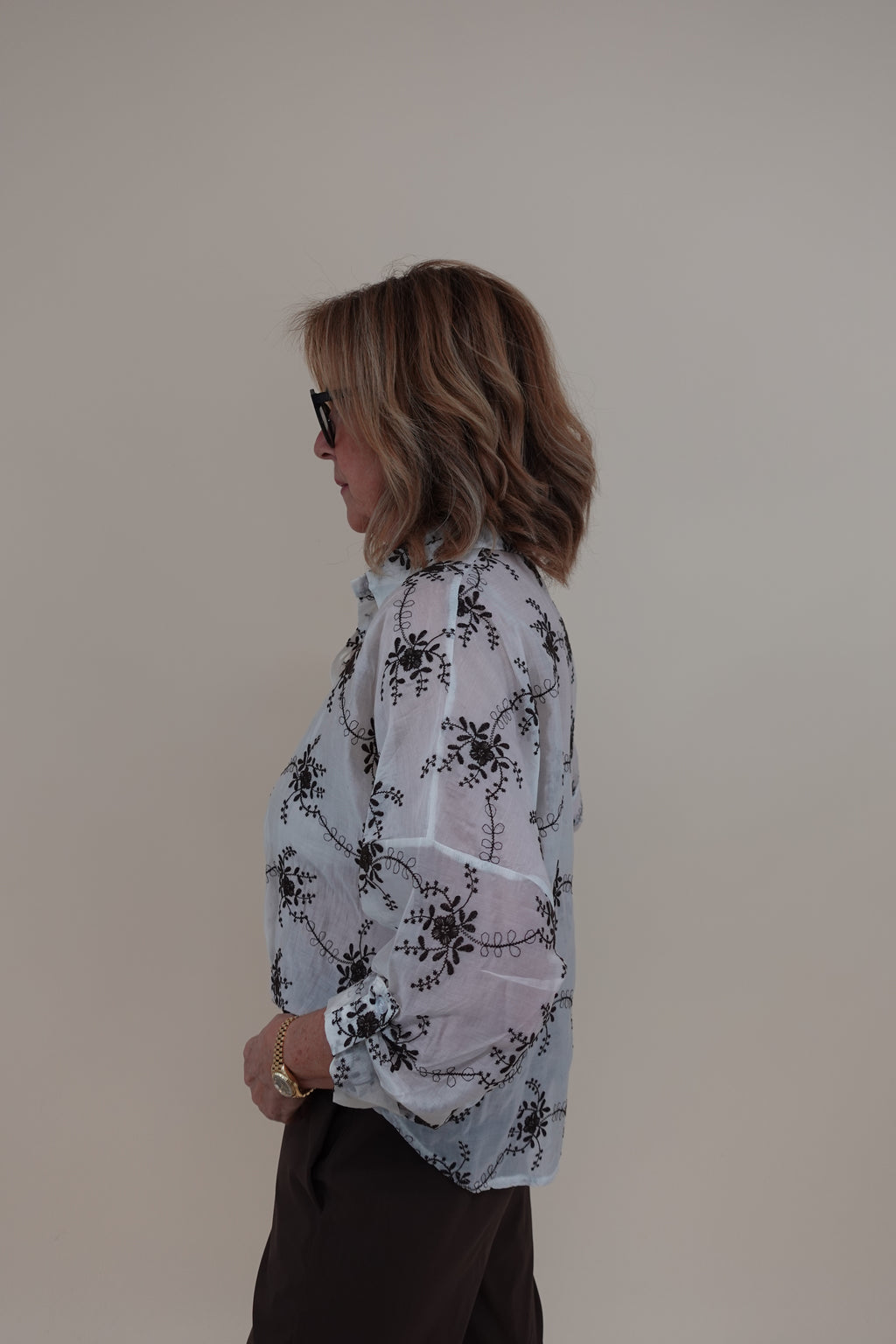 Camicia Amina Marrone