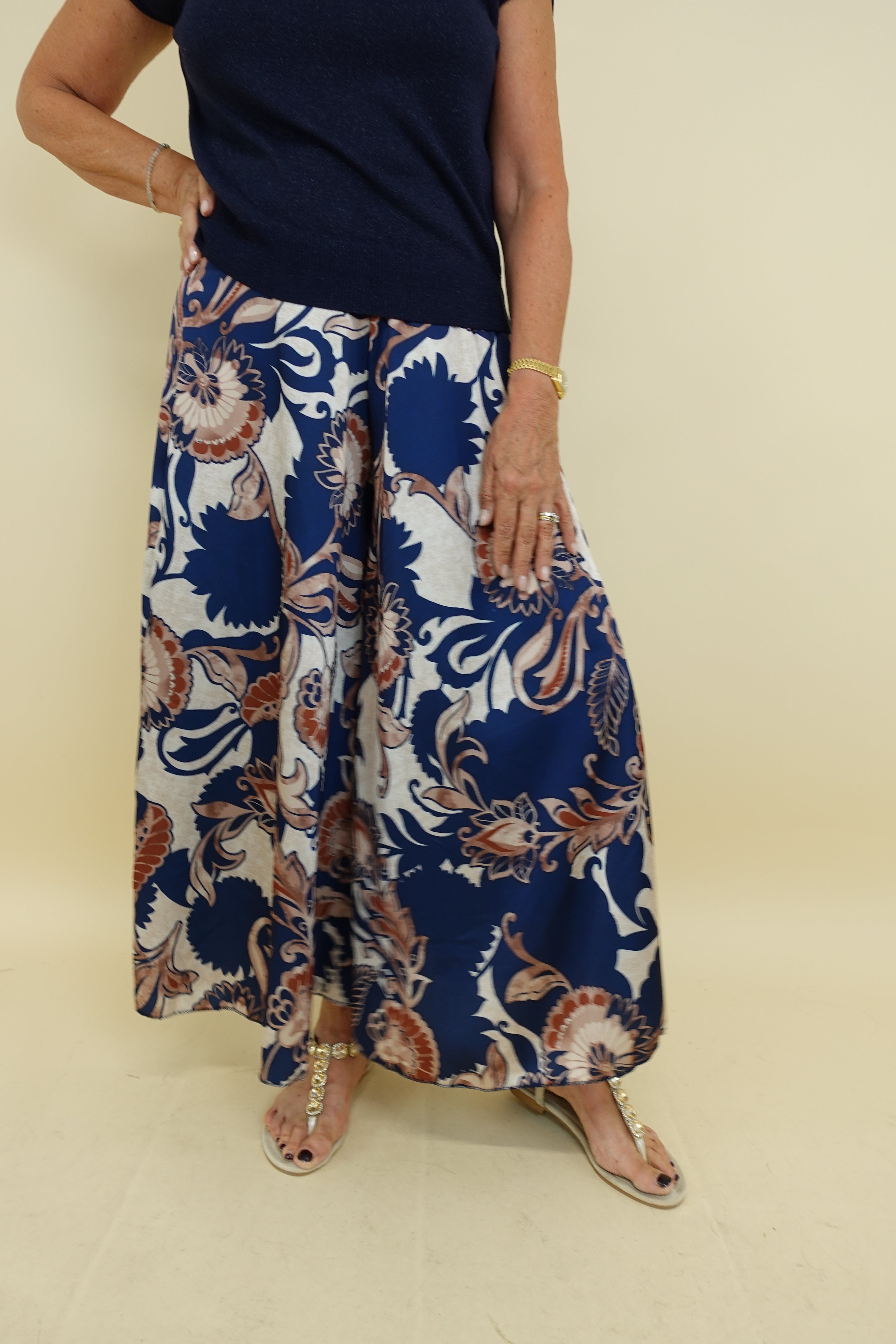Pantalone Fantasy Blu Nuovo