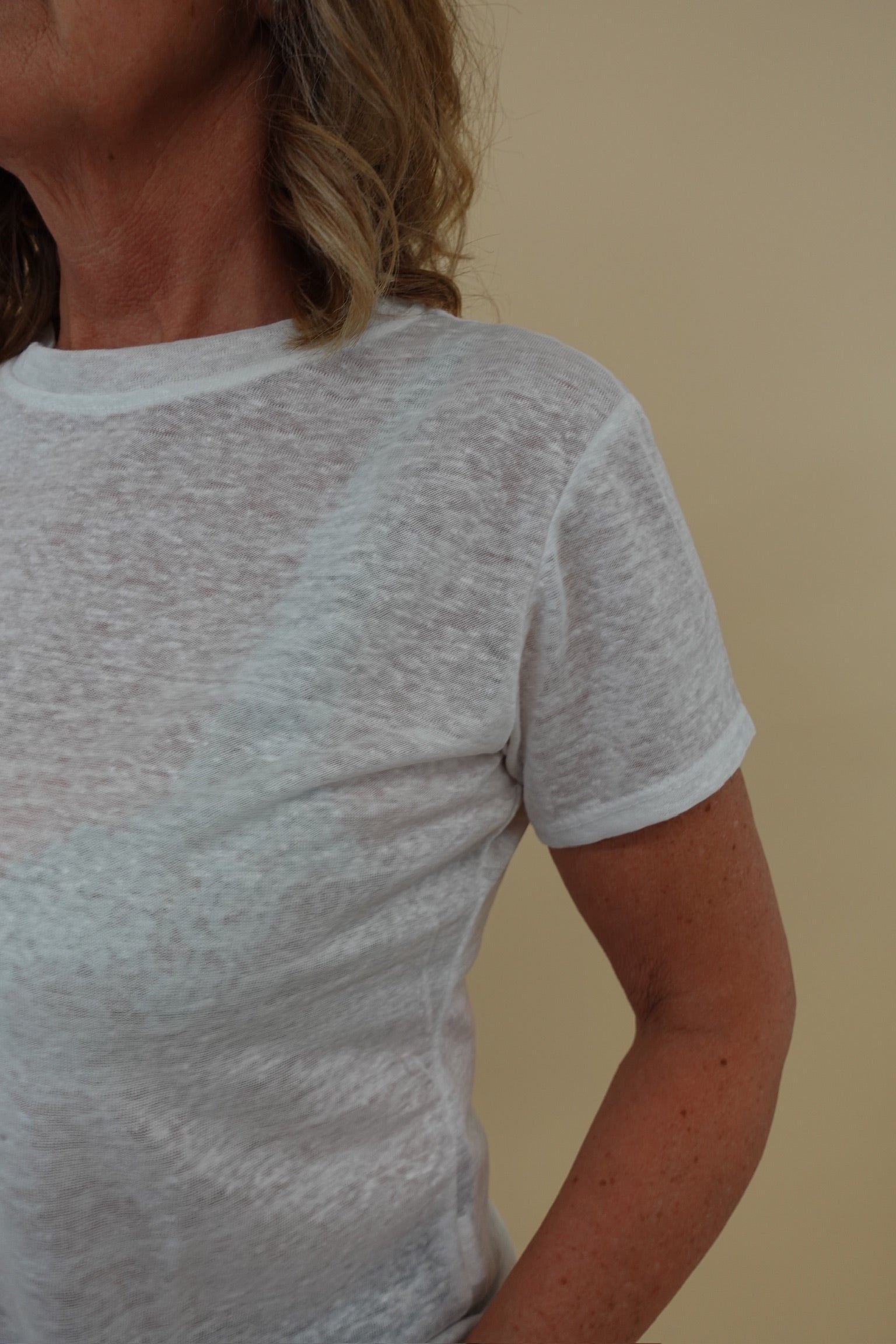 T-shirt Lino Bianco
