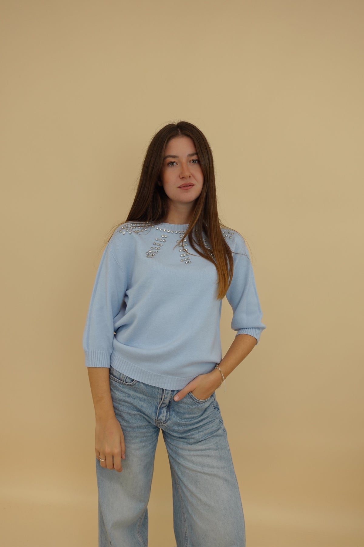 Maglia Sabrina Azzurro