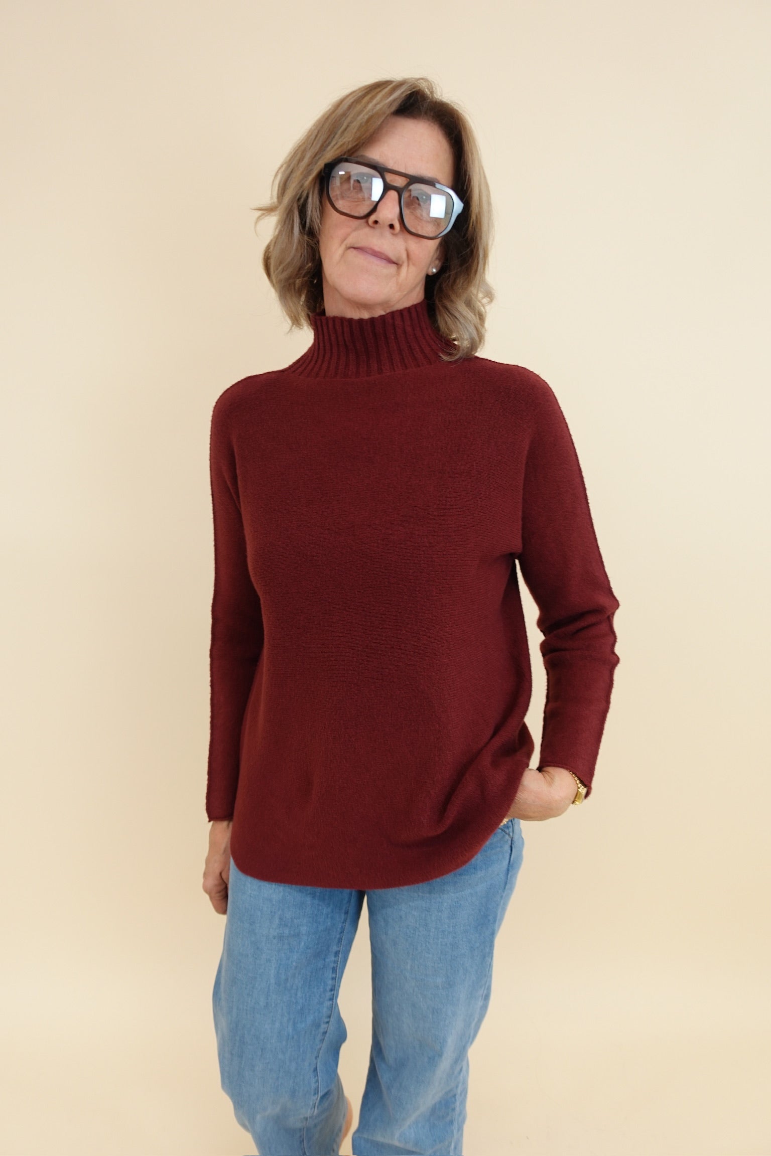 Lupetto Marika Bordeaux