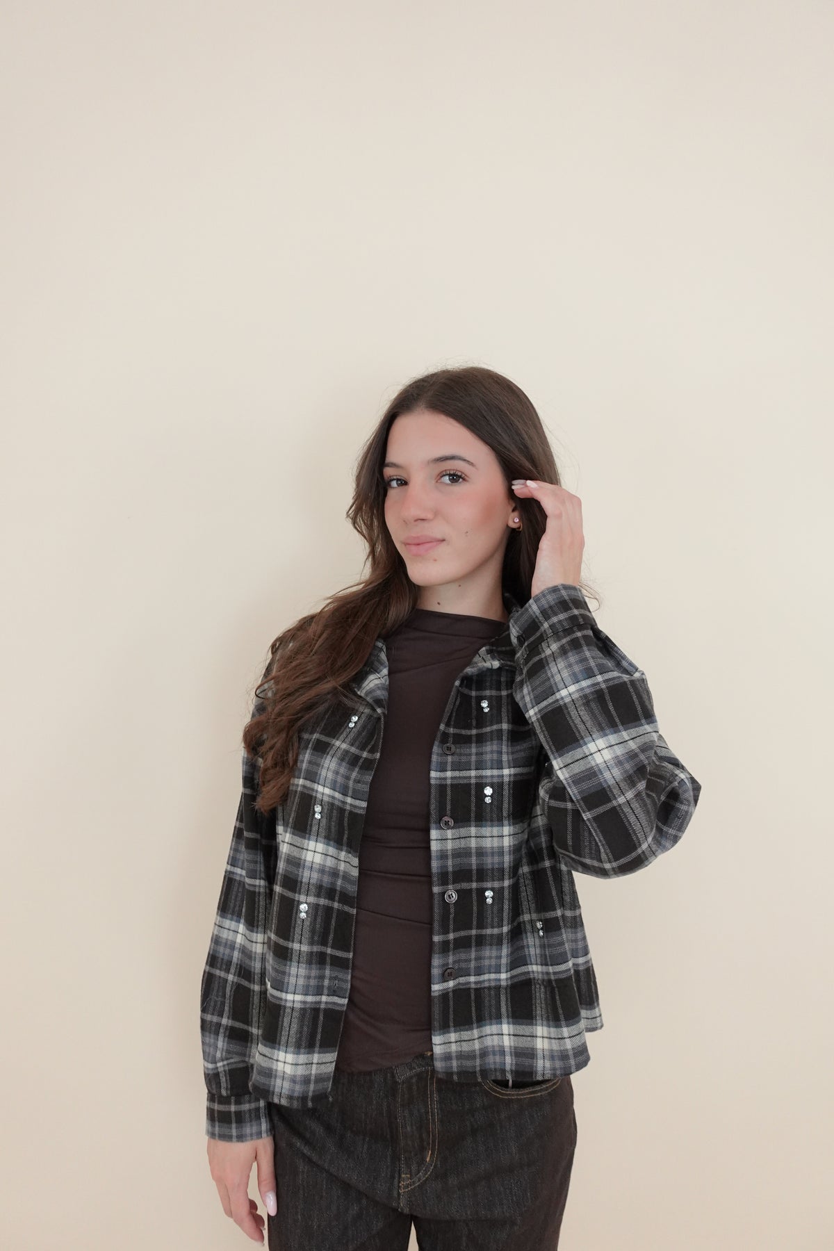 Camicia Valentina Marrone