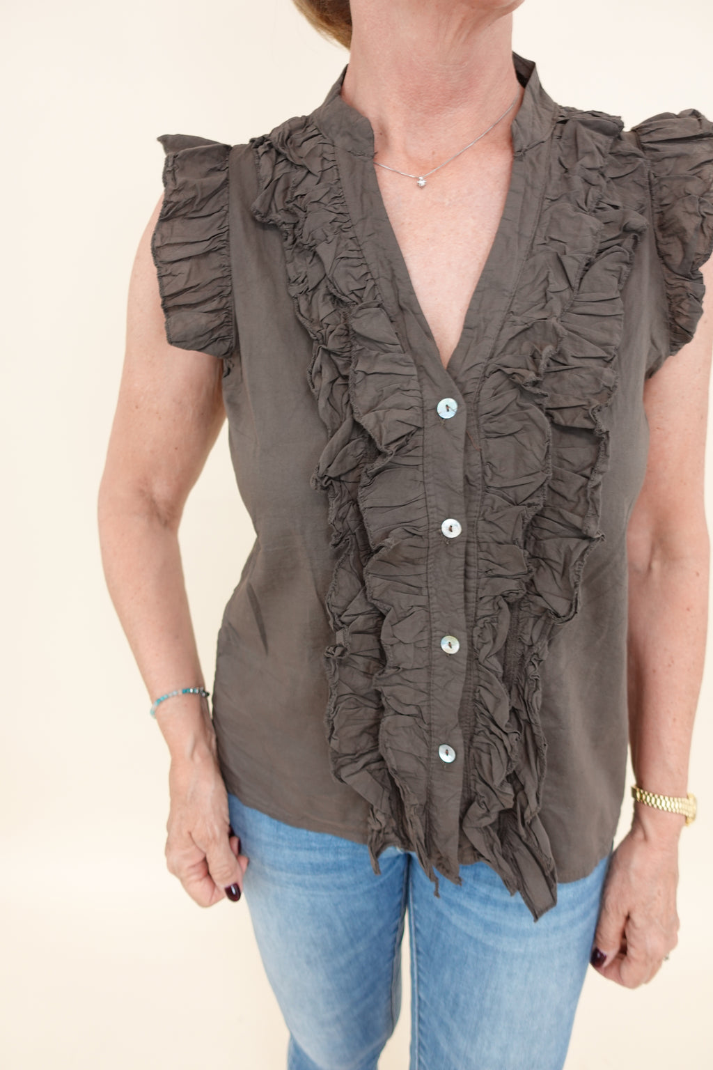 Camicia Fru Marrone