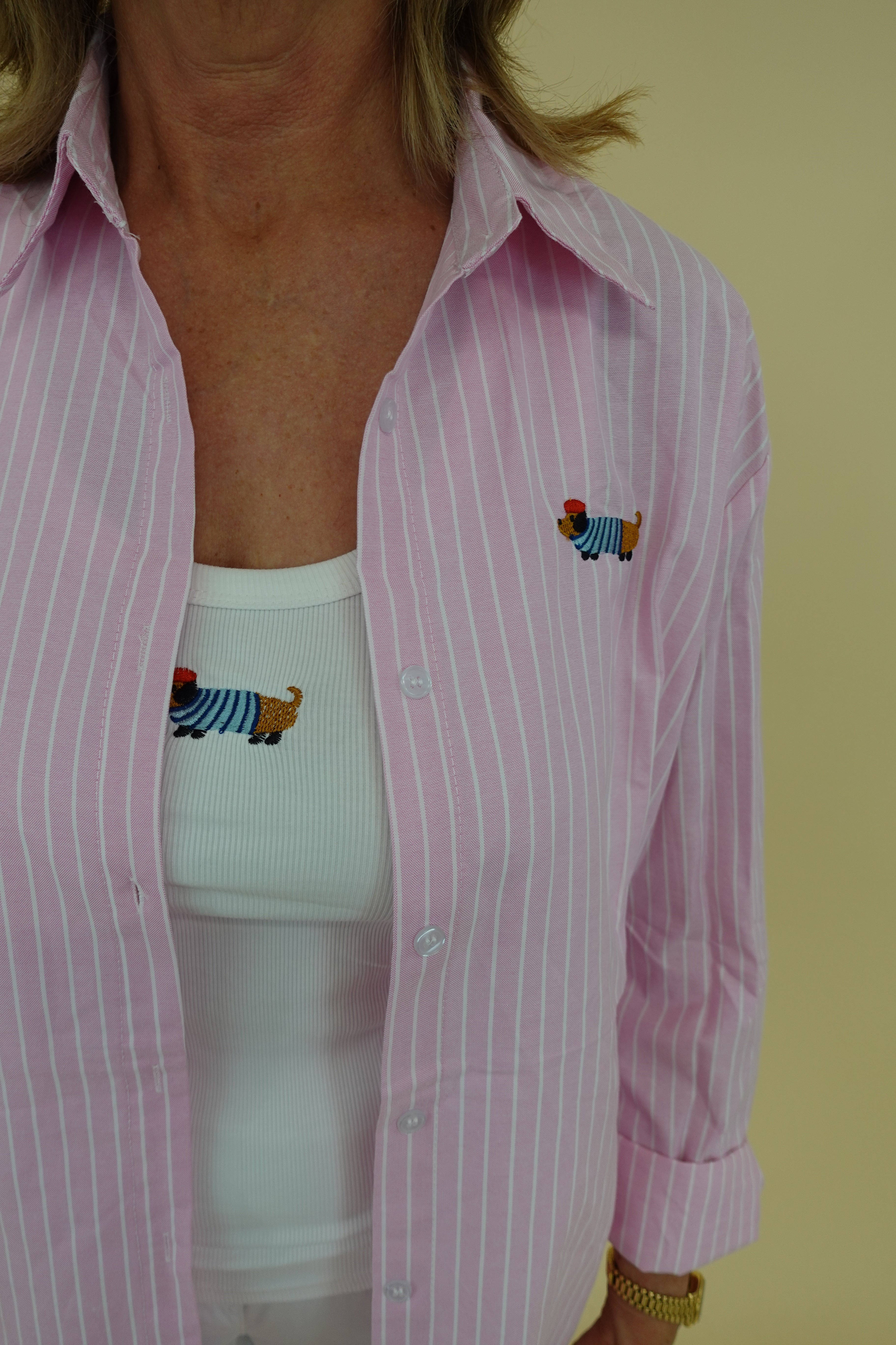 Camicia Bassotto Rosa