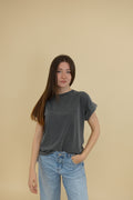 T-shirt Borchie Grigio