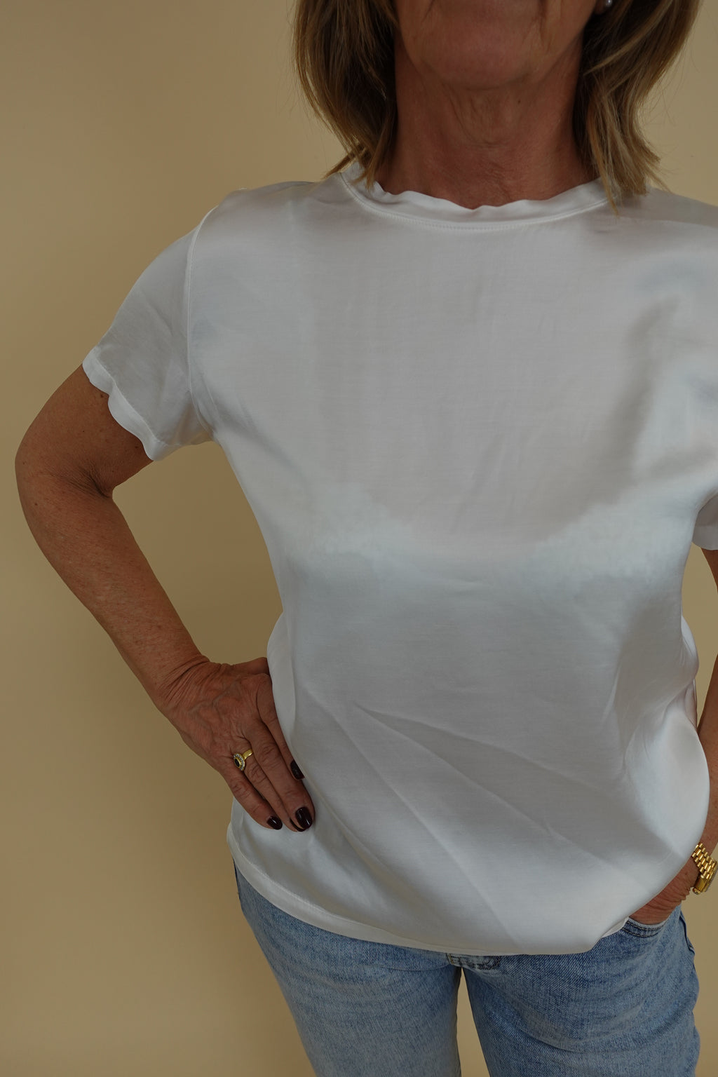 Maglia Satin Bianca