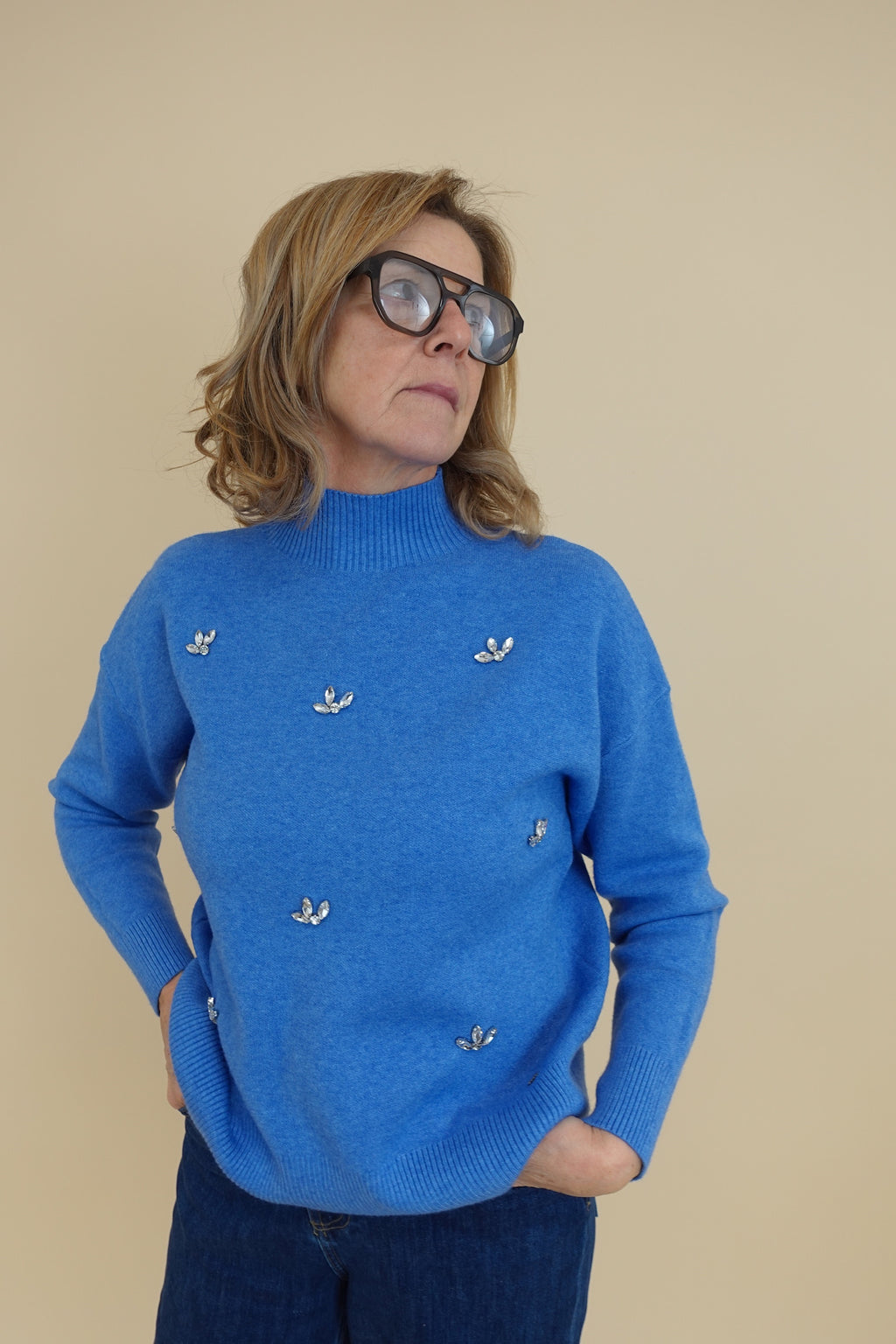 Maglione Glam Azzurro