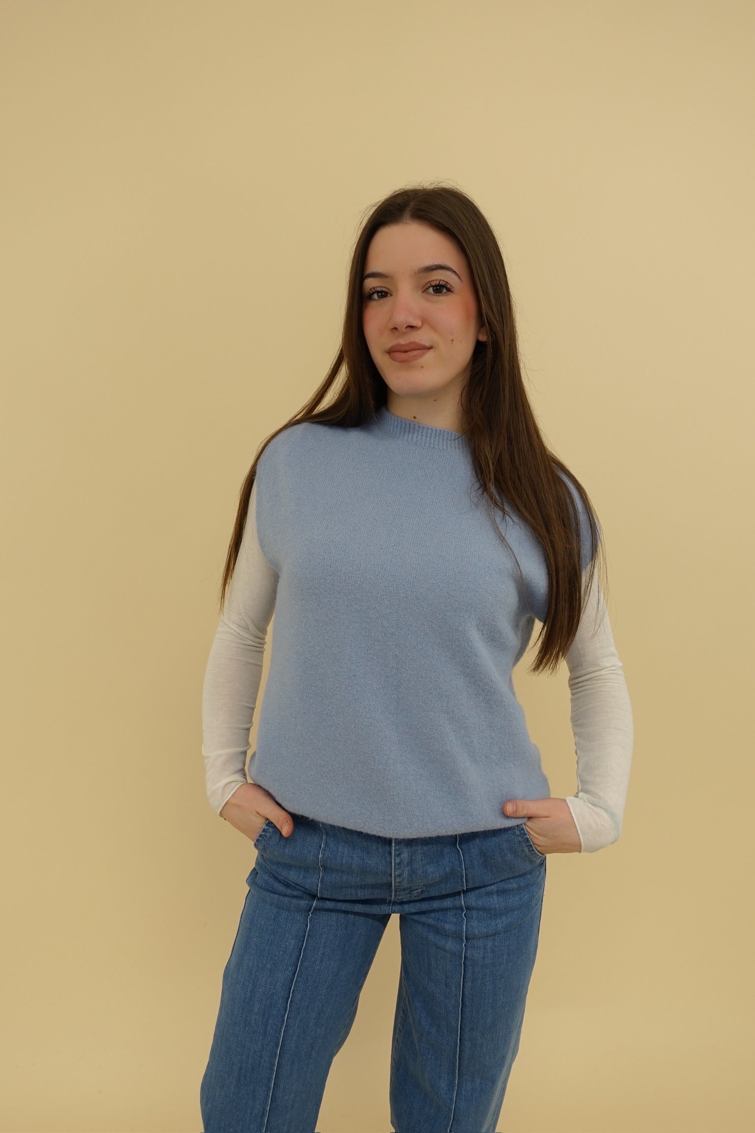 Gilet Cristina Azzurro