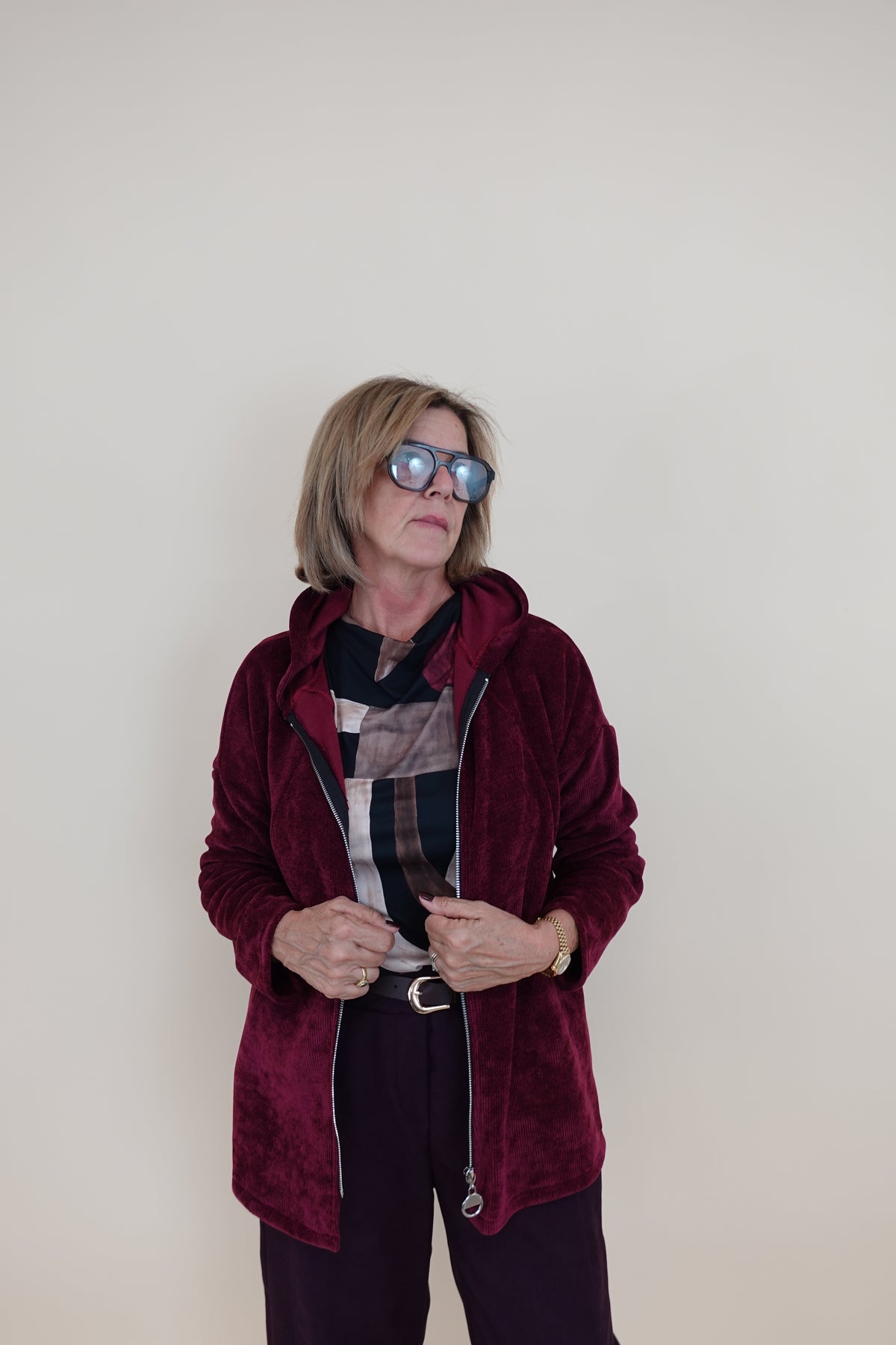 Giacca Annalisa Bordeaux