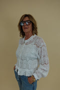 Giacca Pizzo Bianca