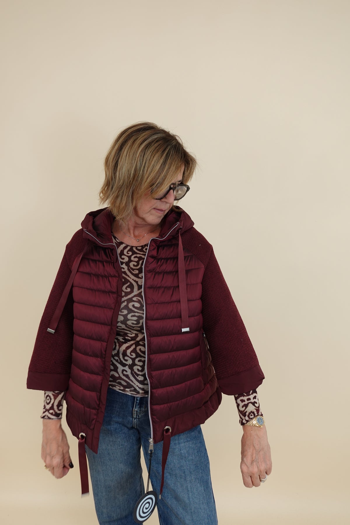 Piumino Must Bordeaux