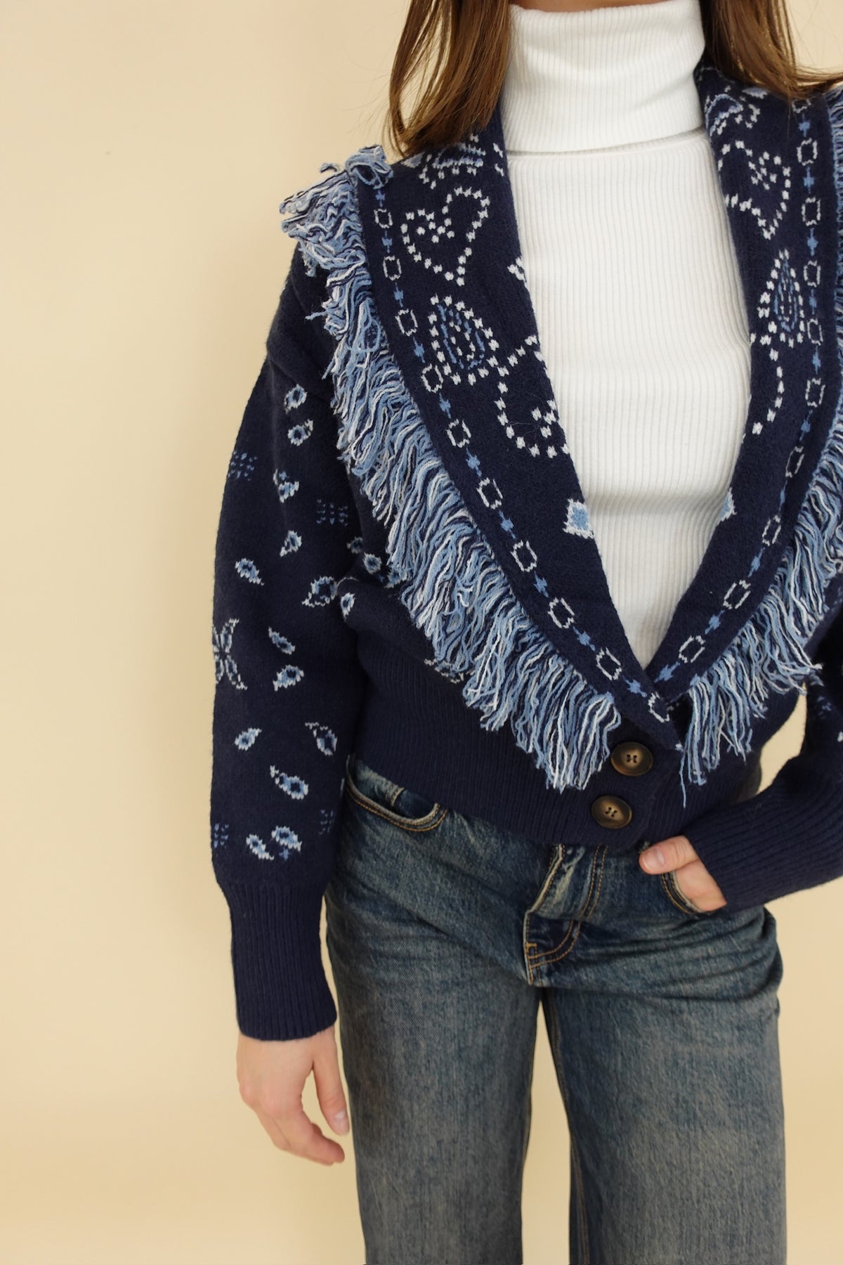 Cardigan Aosta Blu