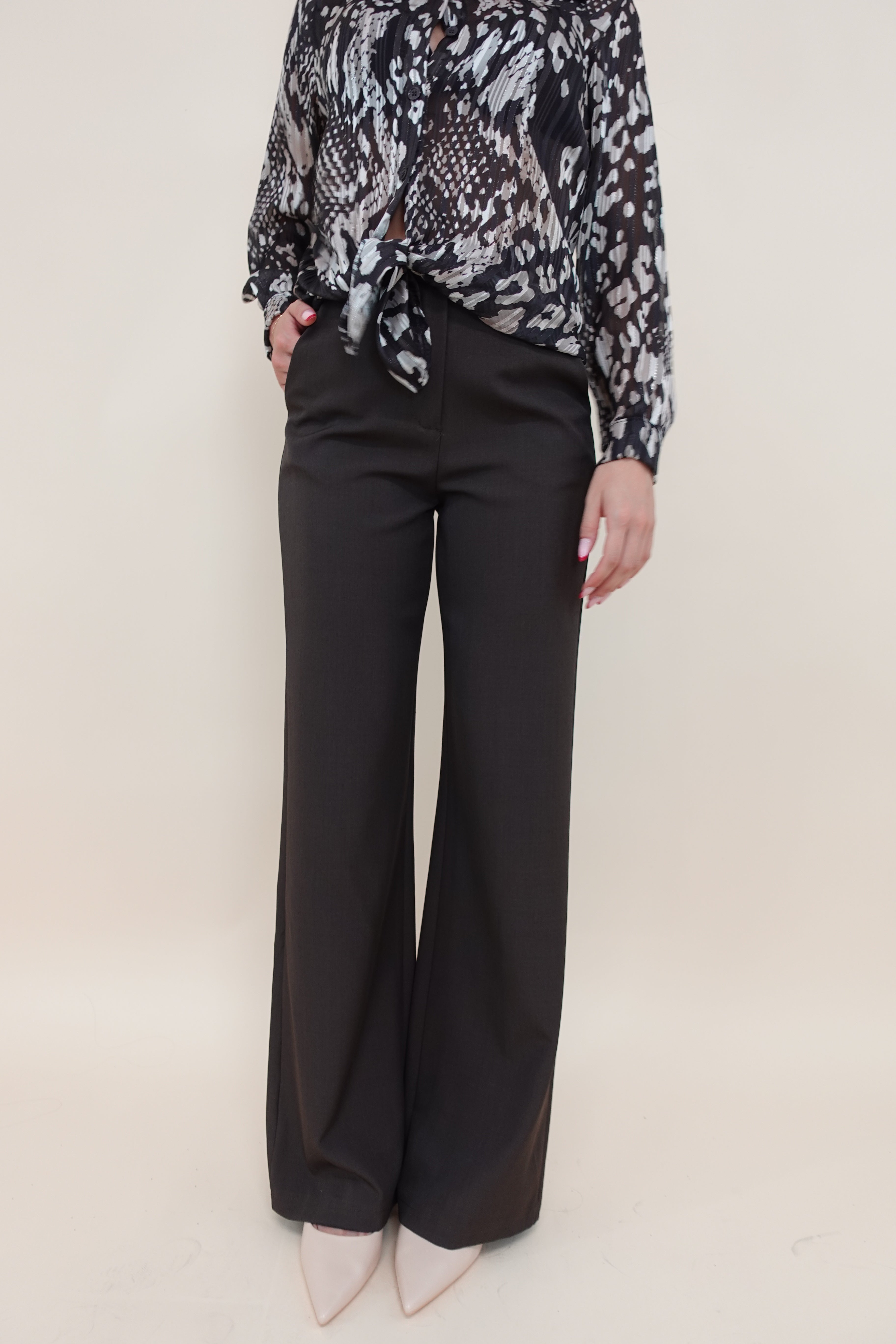 Pantalone Office Marrone