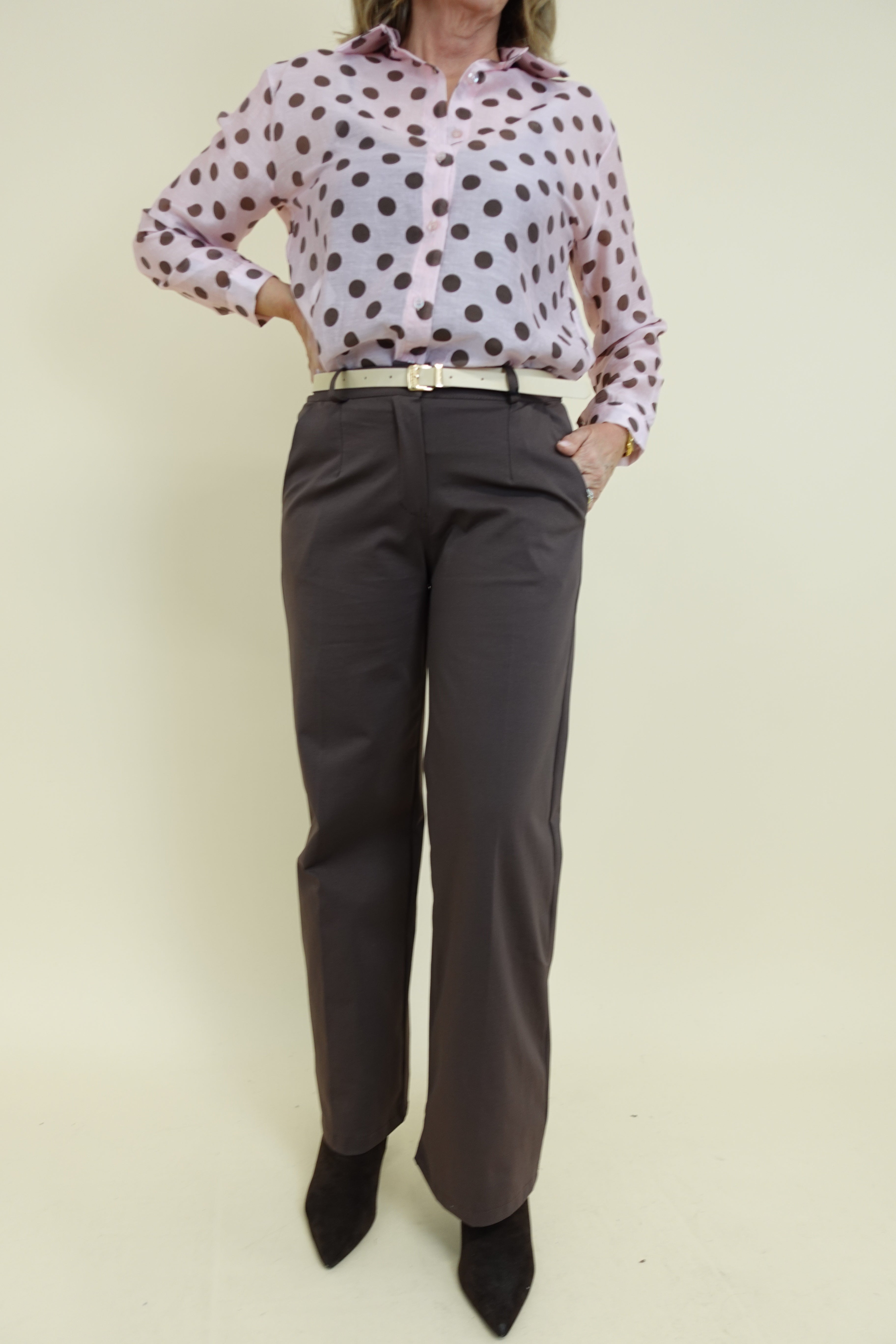 Pantalone Style Marrone