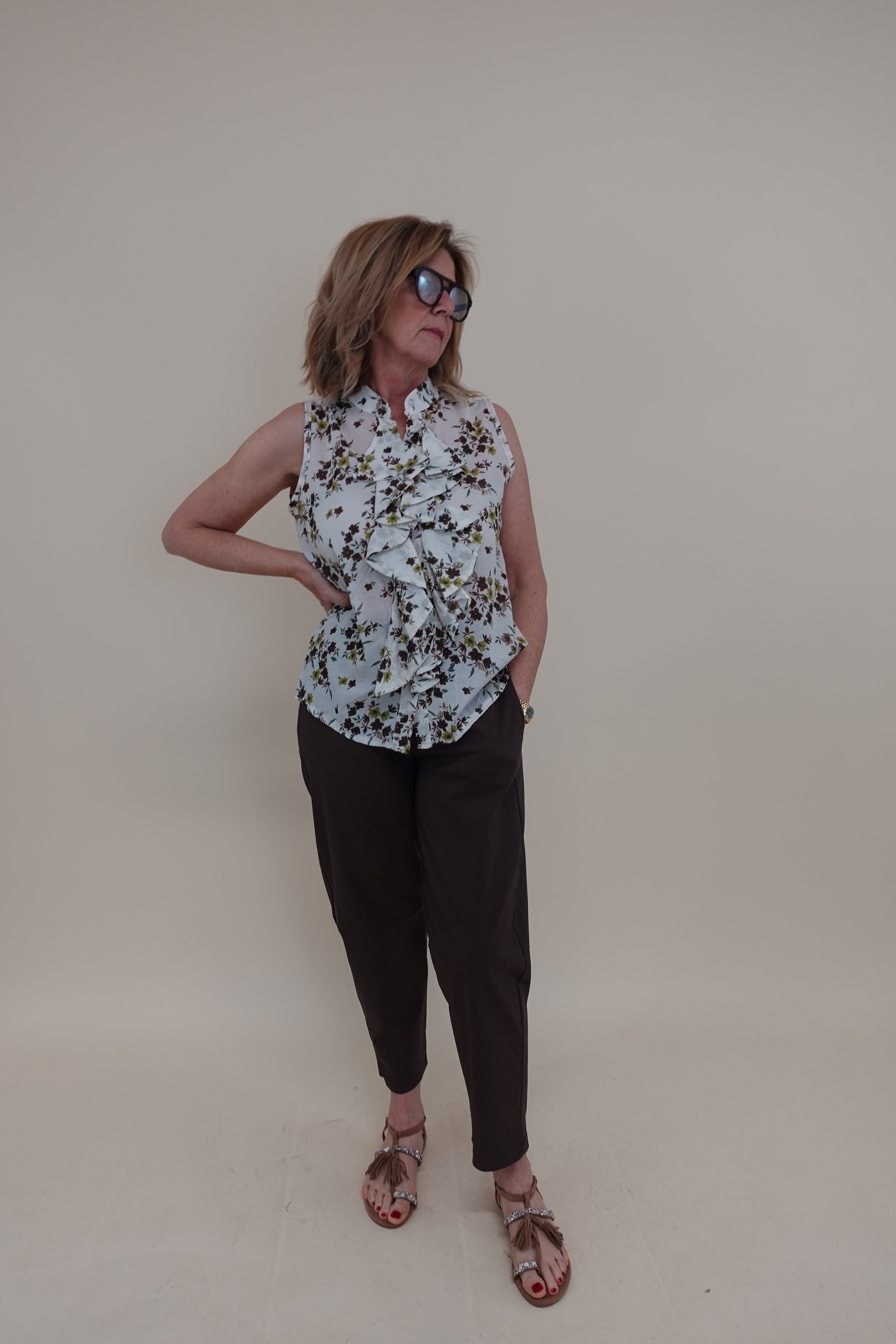 Camicia Luciana Marrone