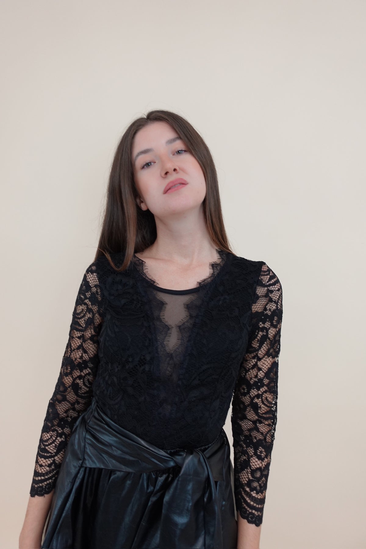 Body pizzo Black