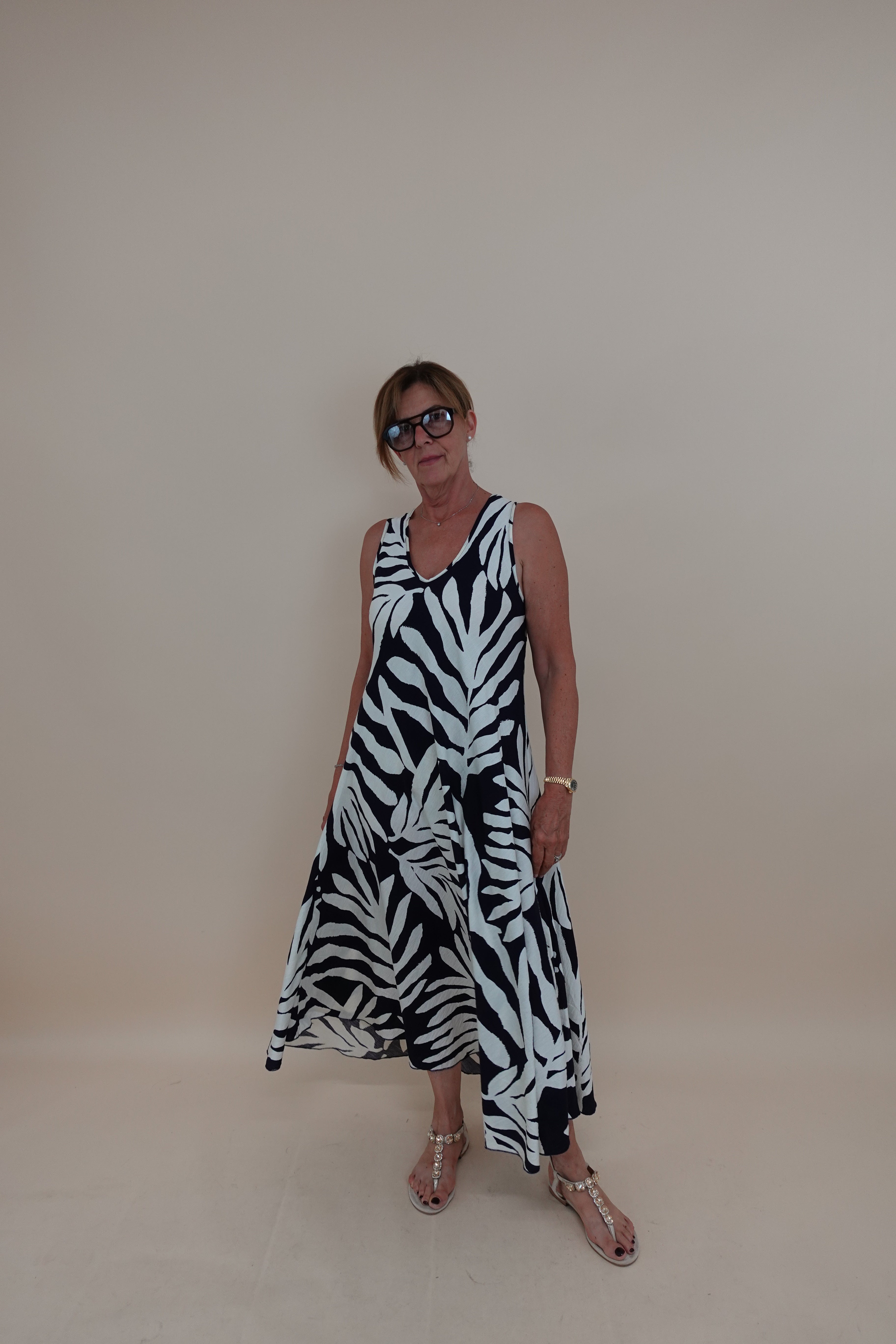 Abito Jungle Blu