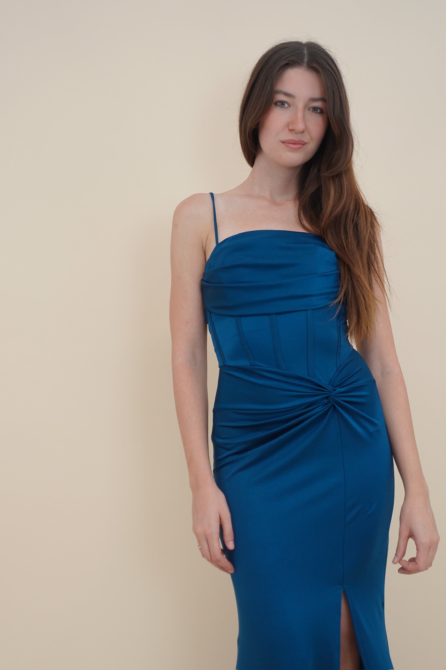 Abito Aurora Petrolio