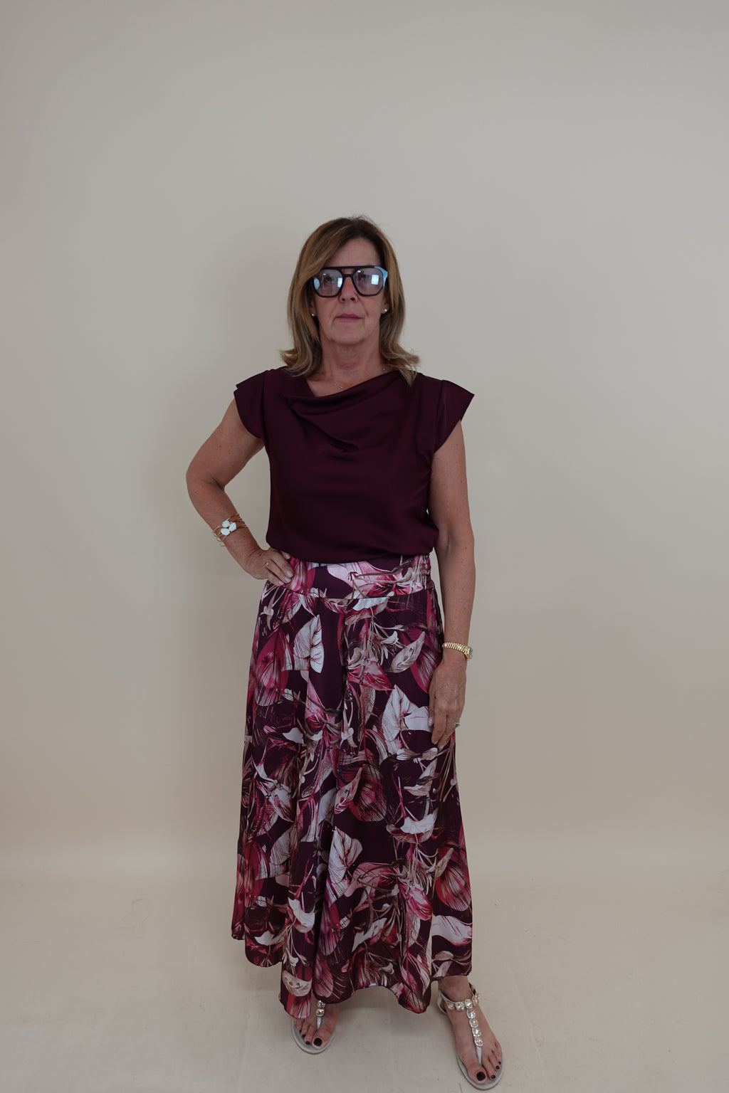 Pantalone Fantasy Bordeaux