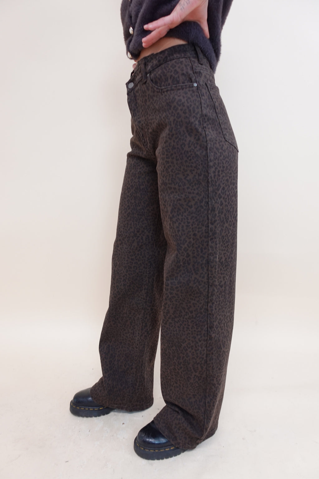 Jeans Barrel Maculato