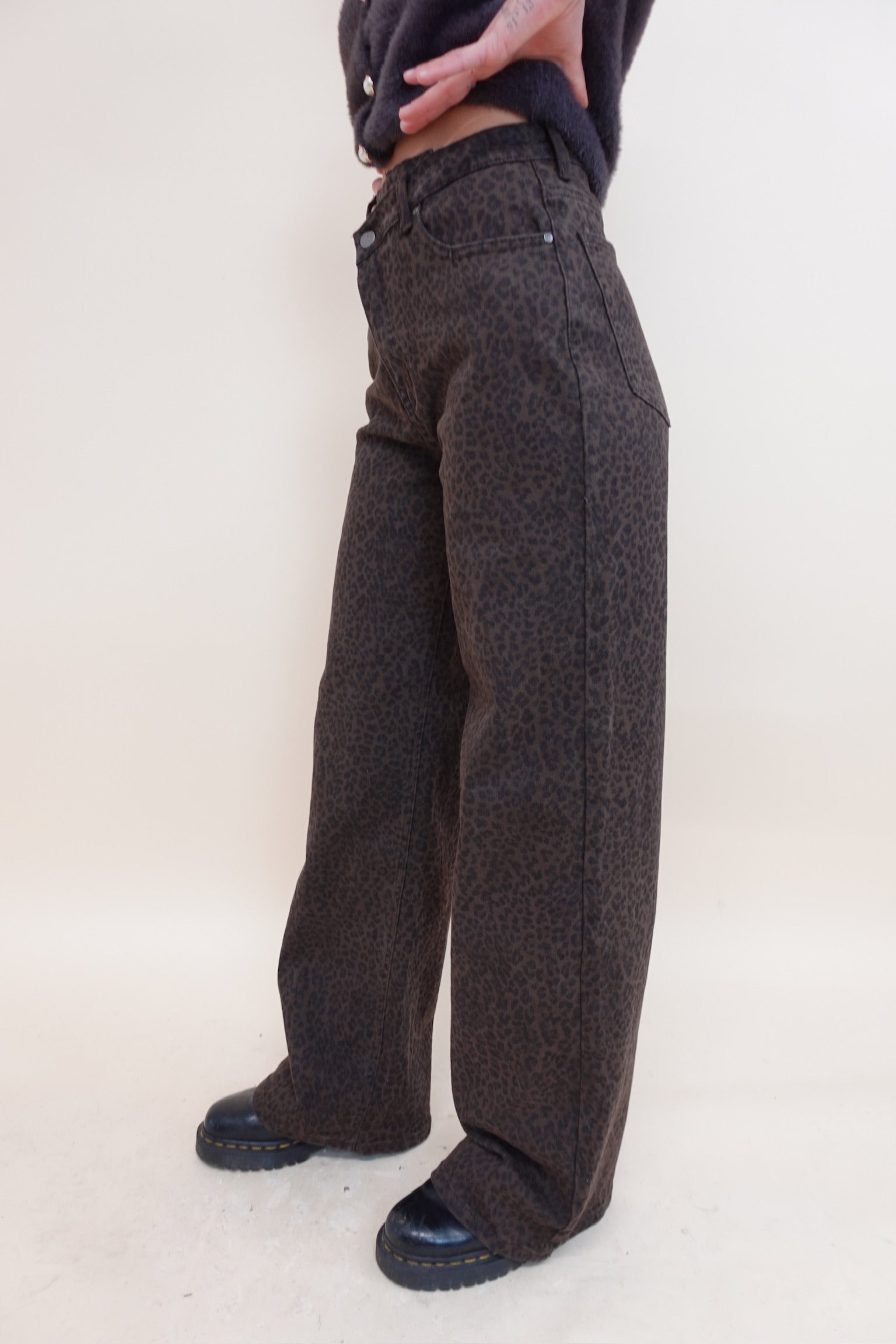 Jeans Barrel Maculato