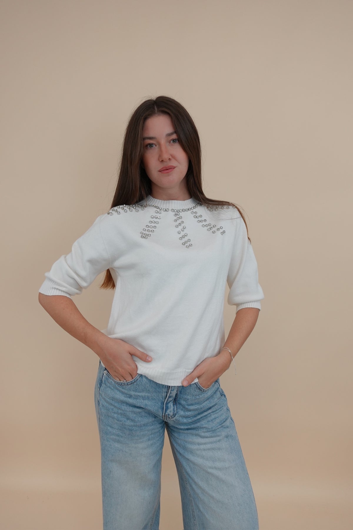 Maglia Sabrina Bianca