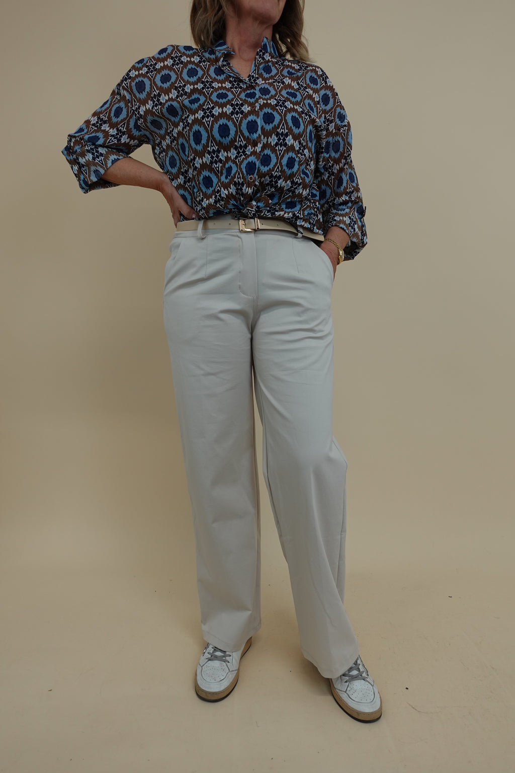 Pantalone Style Beige