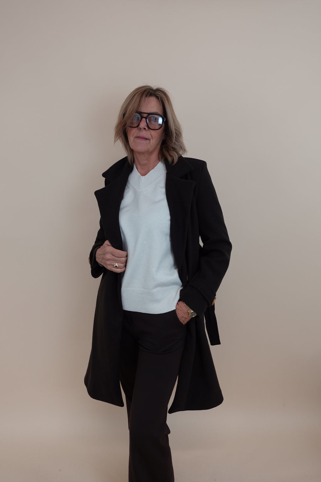 Cappotto Winter Shorts Marrone