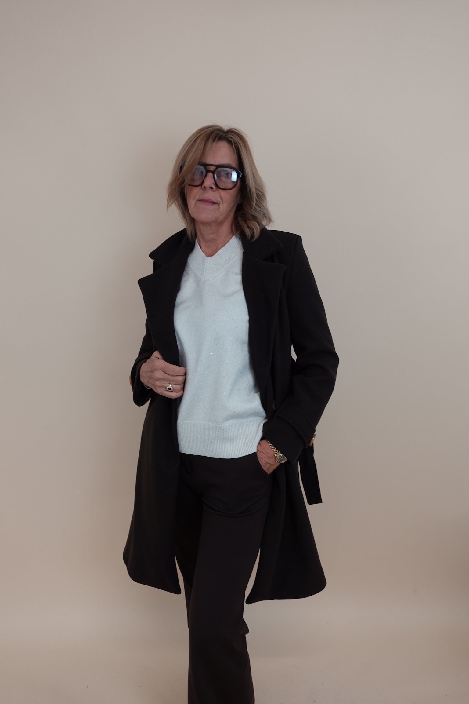 Cappotto Winter Shorts Marrone