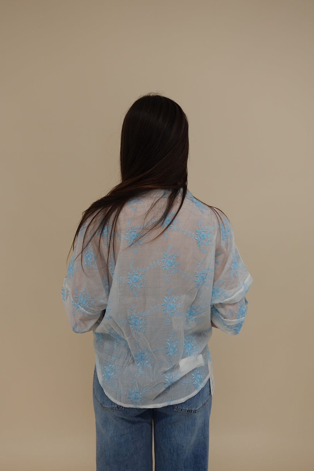 Camicia Amina Azzurra