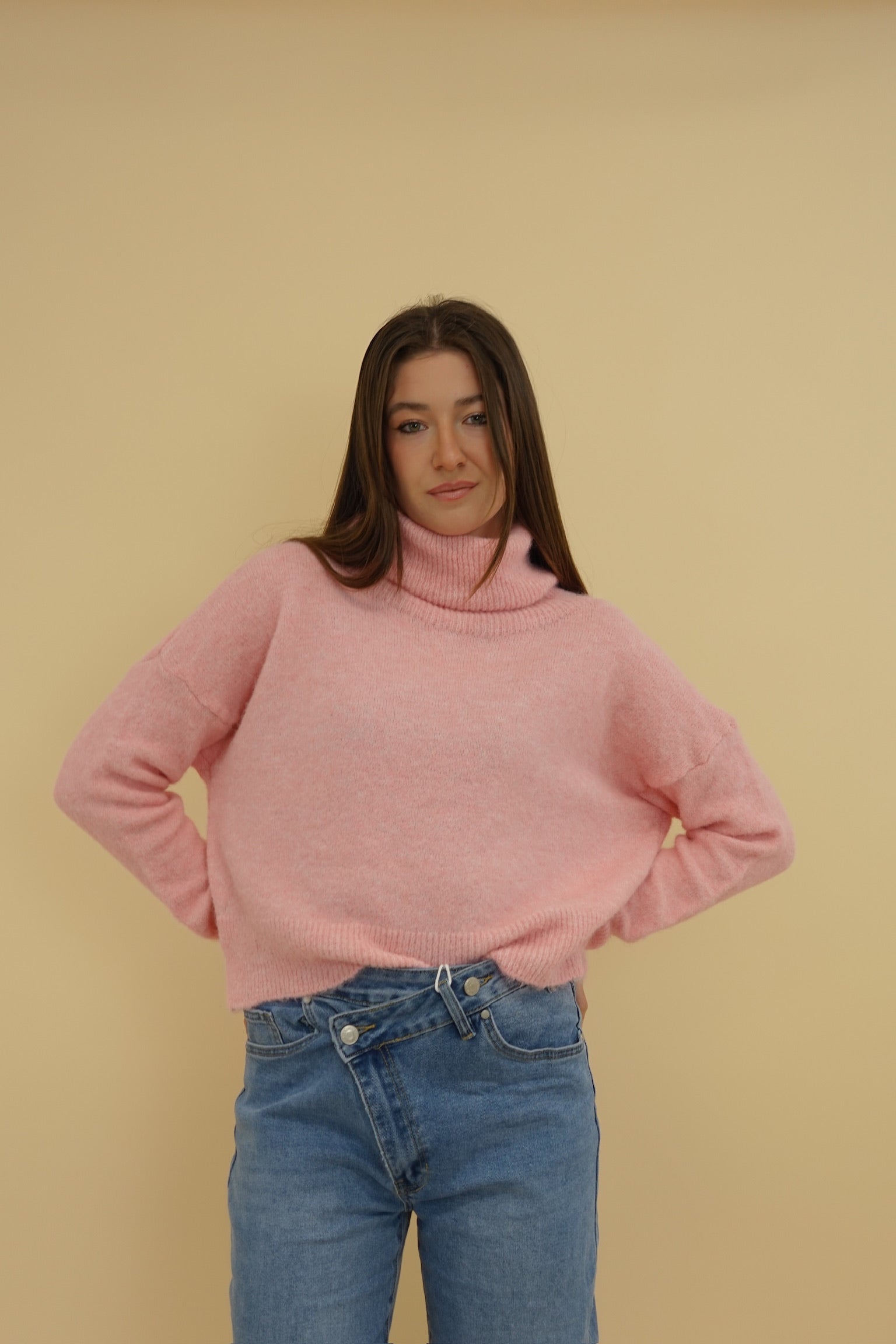 Maglione Total Pink