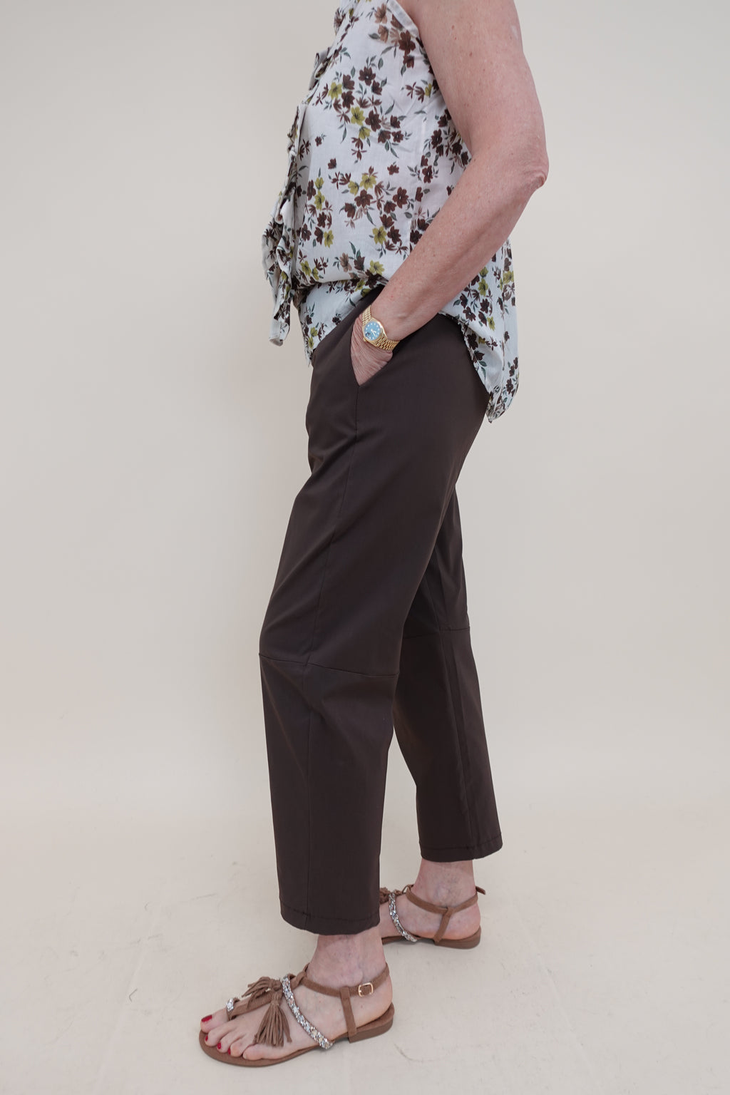 Pantalone Caterina Marrone