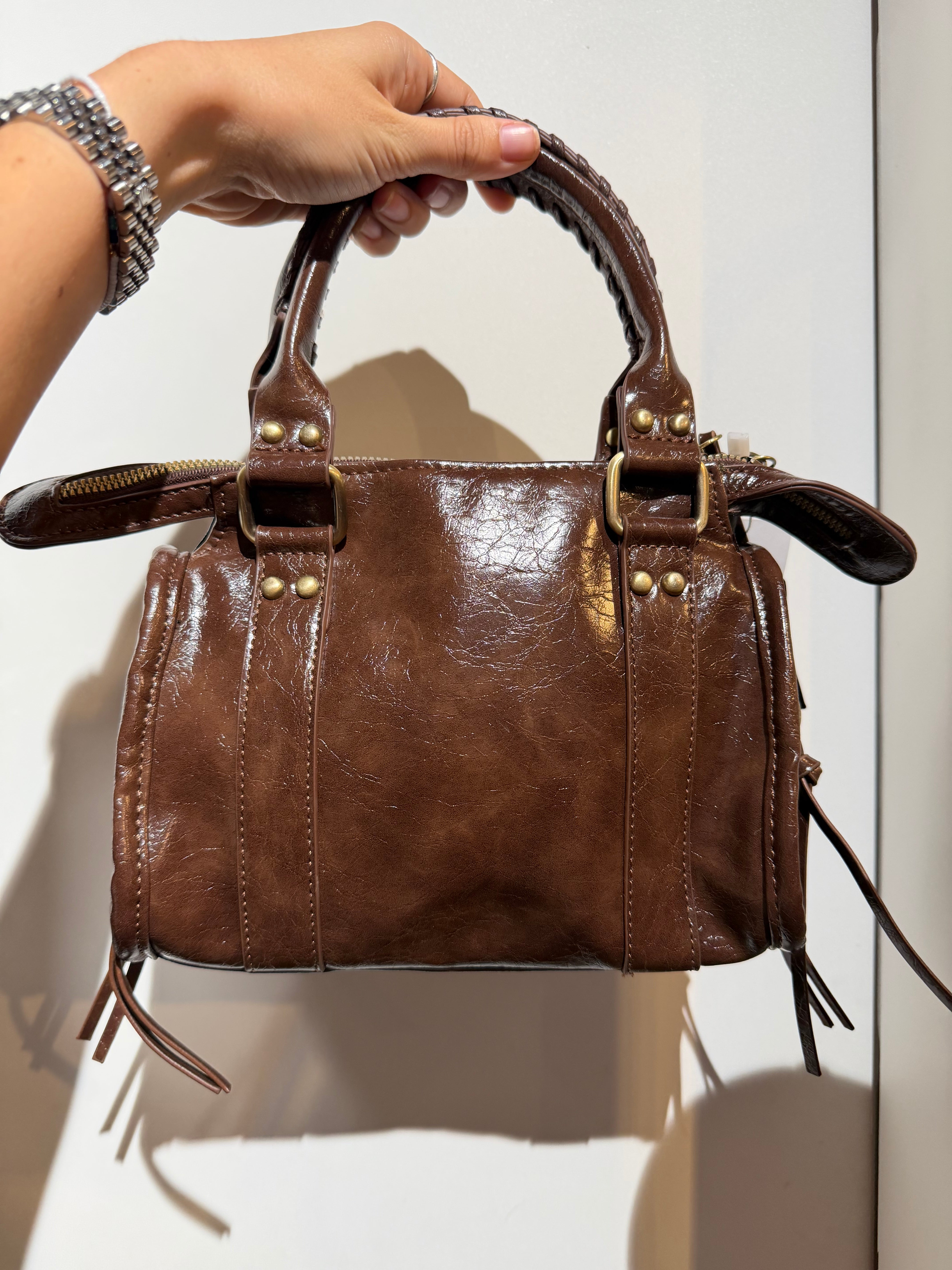 Borsa City Marrone