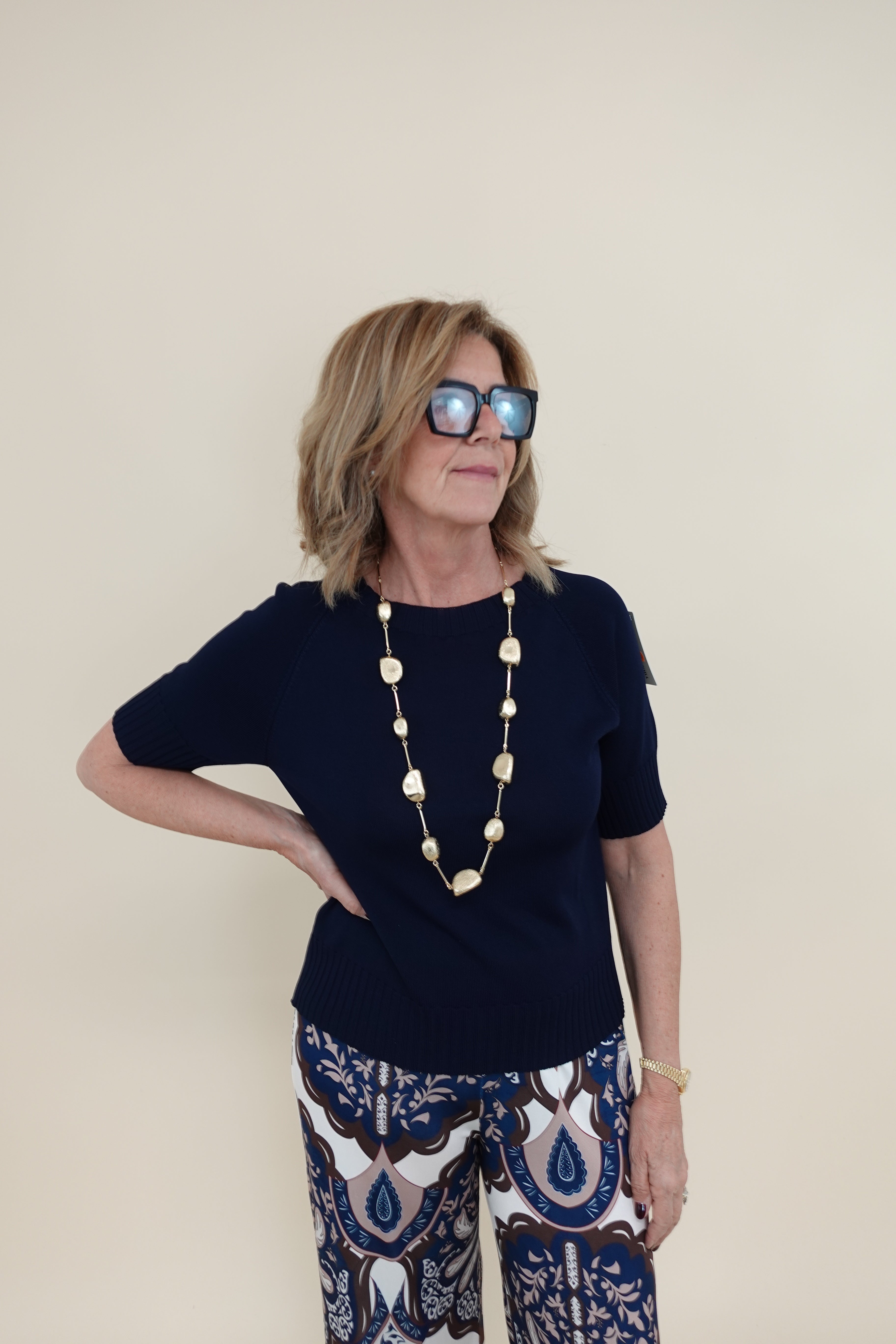 Maglia Monica Blu