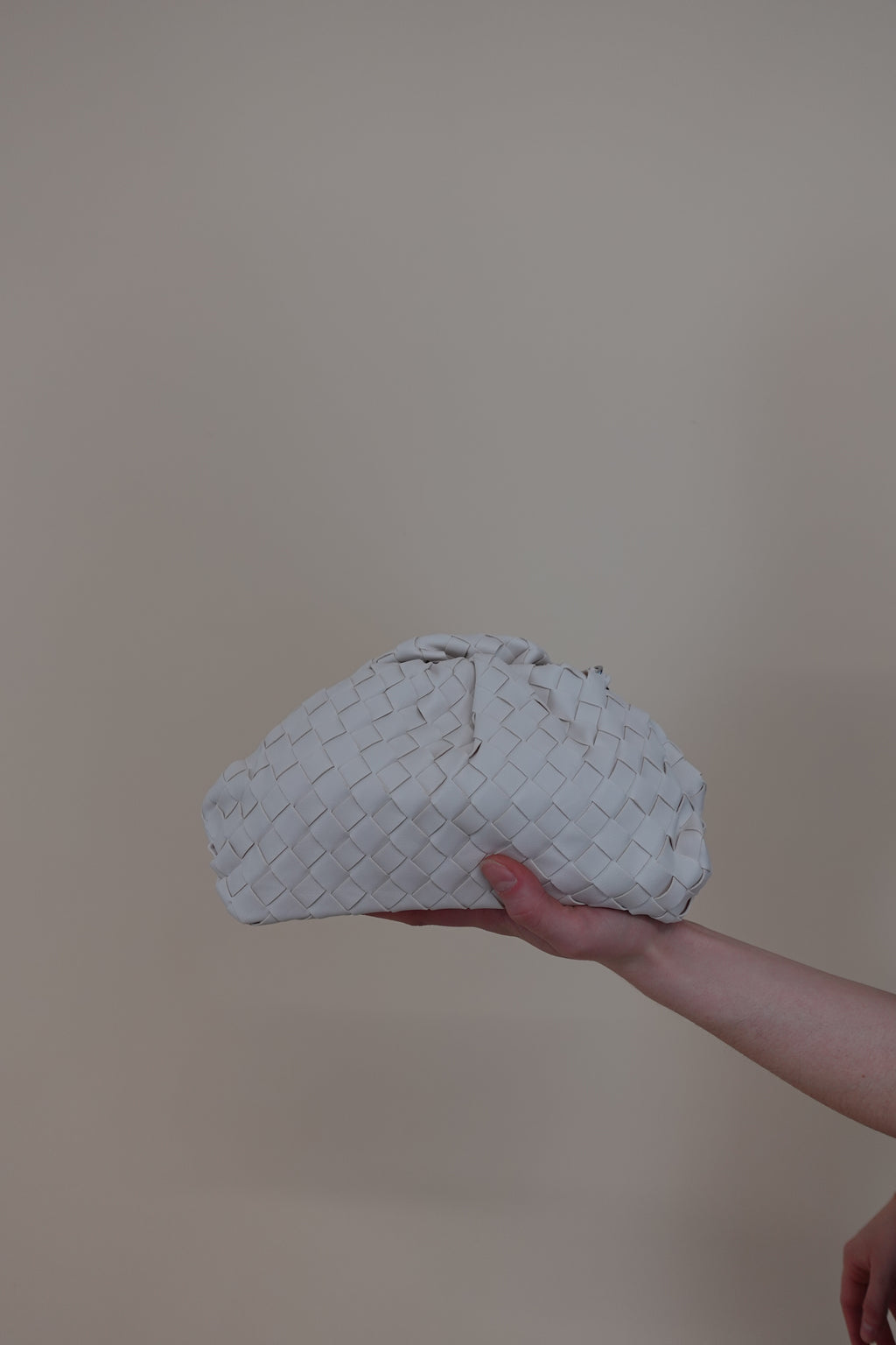 Pochette Intreccio Panna