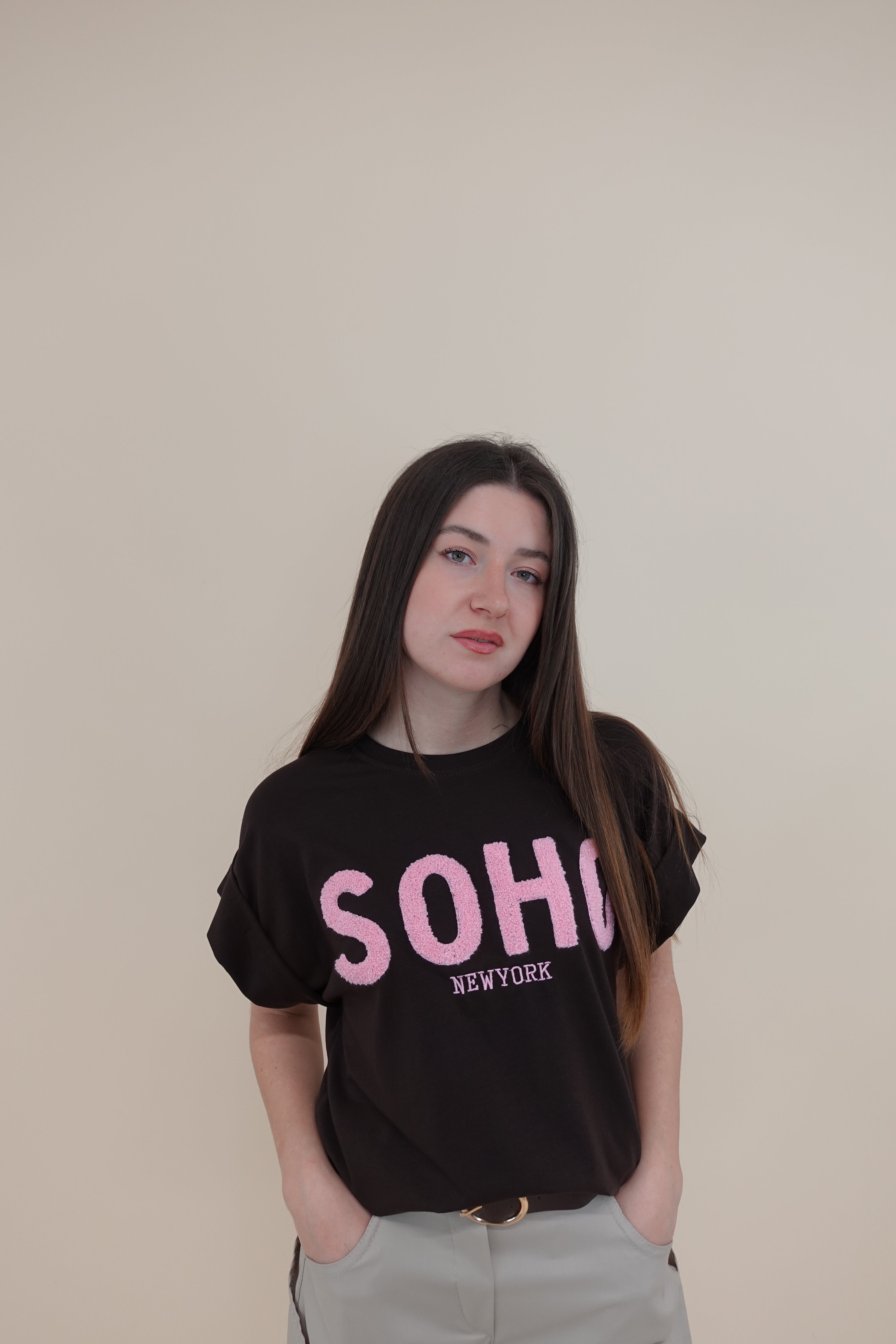 T-Shirt Soho Marrone