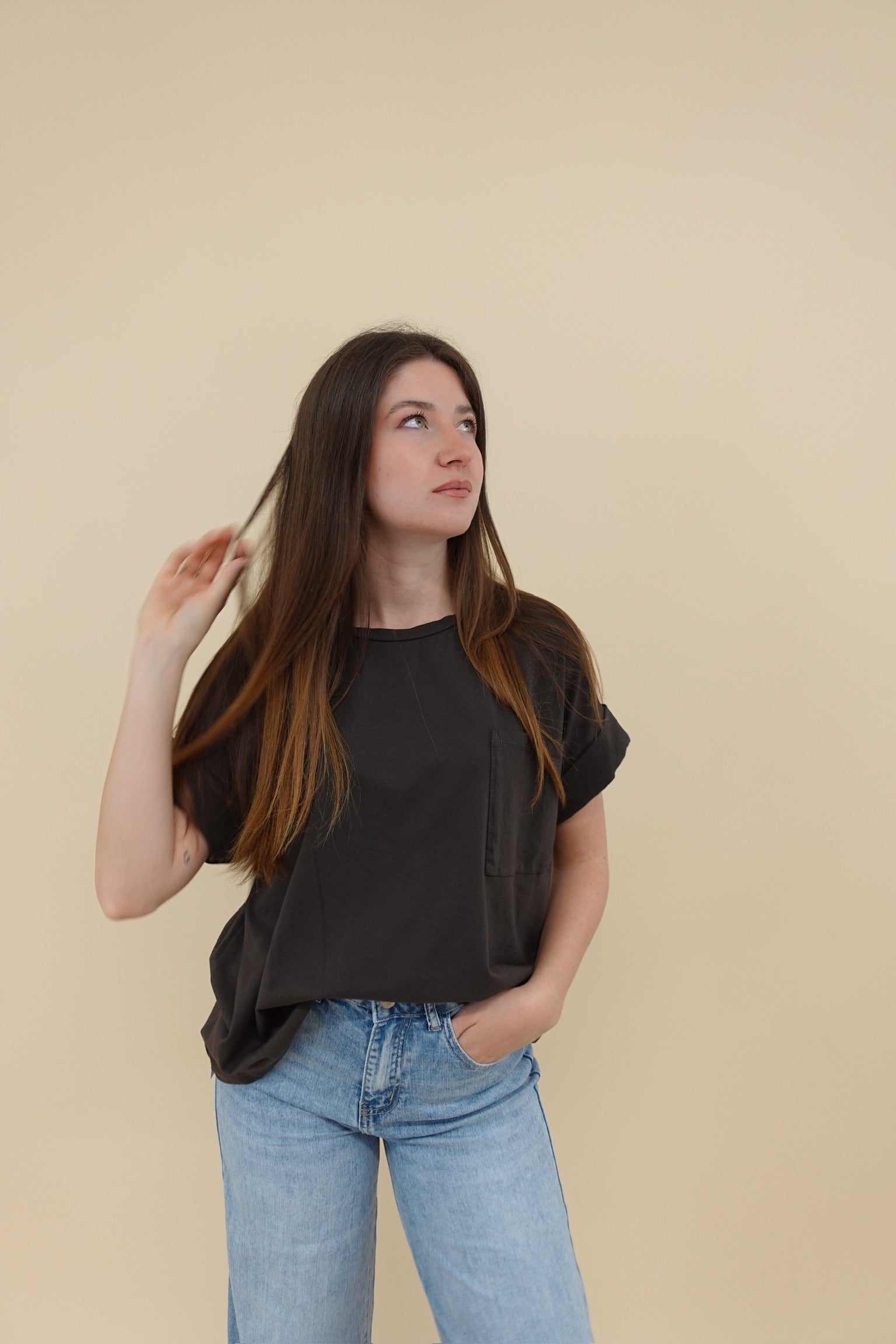 T-shirt Taschino Marrone