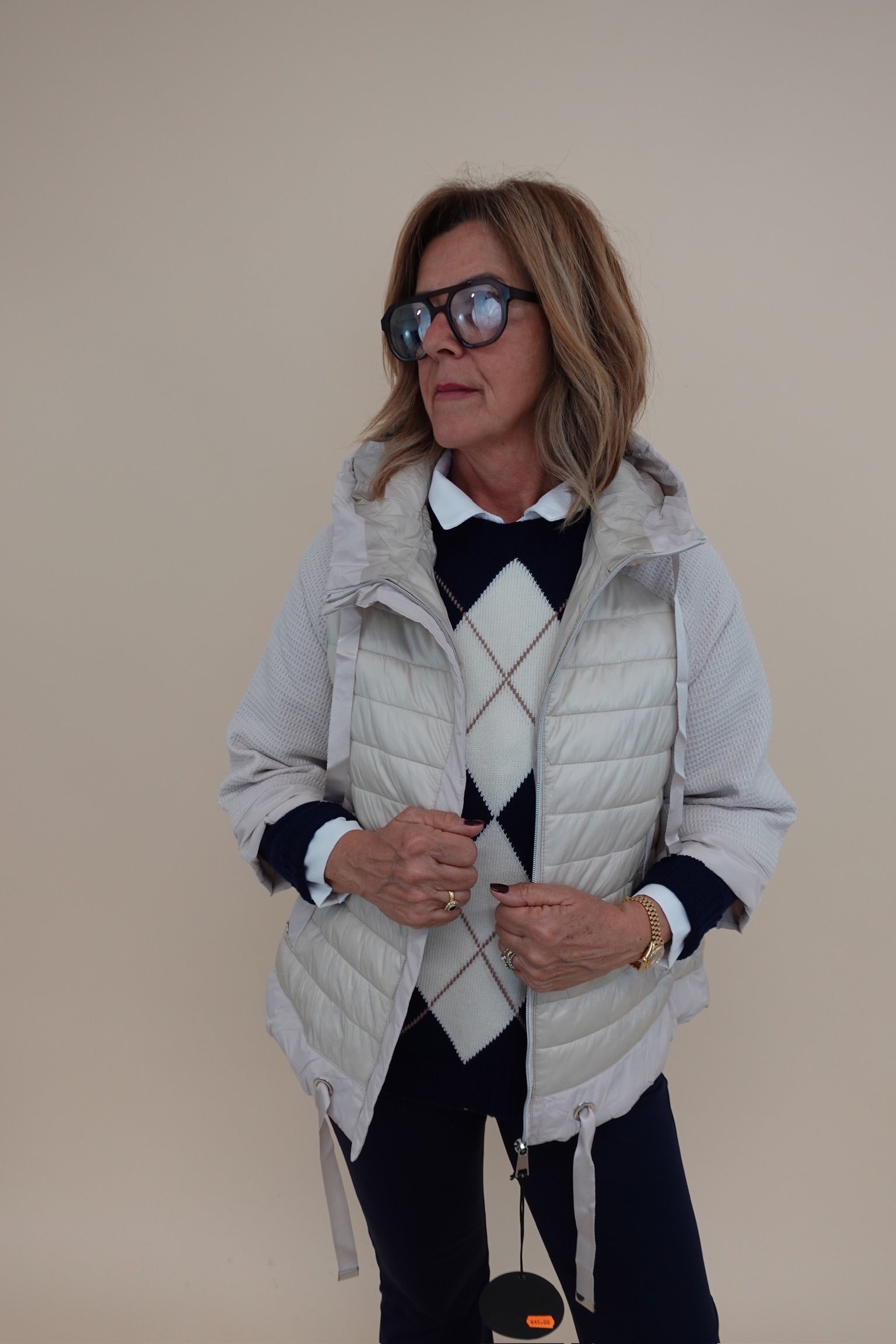 Piumino Giovanna Beige