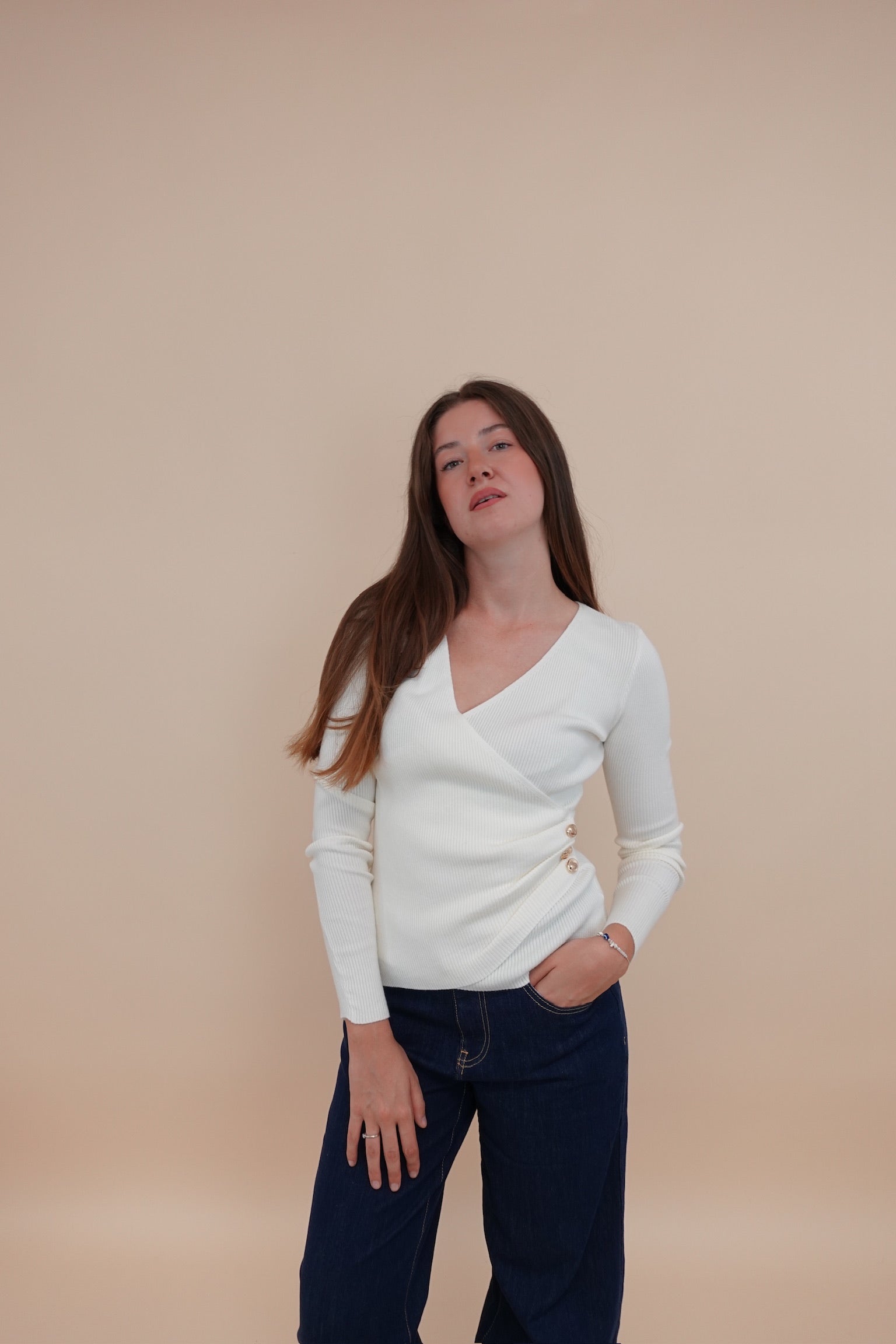 Maglioncino Elisabetta Bianco