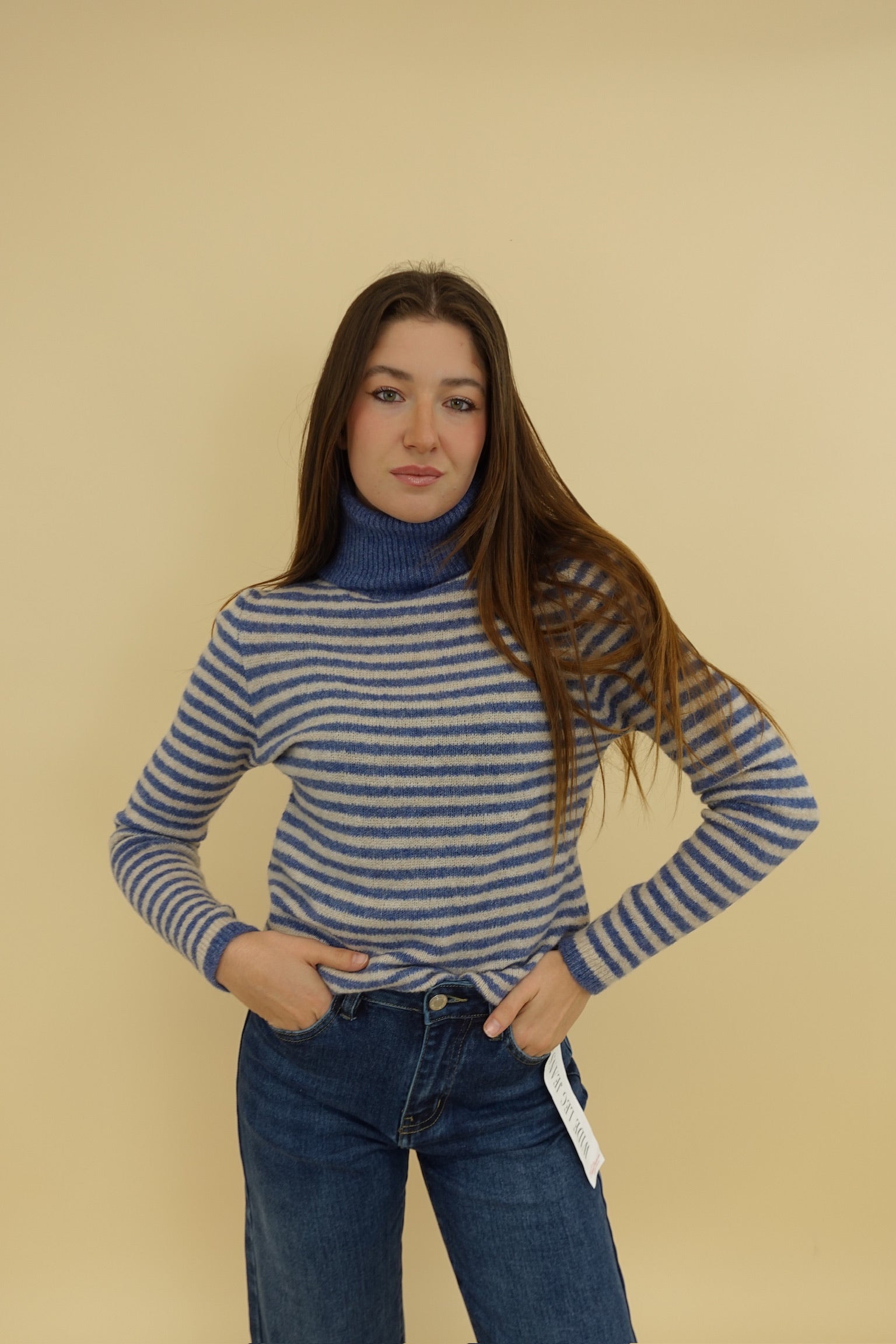 Dolcevita Emma Beige & Azzurro